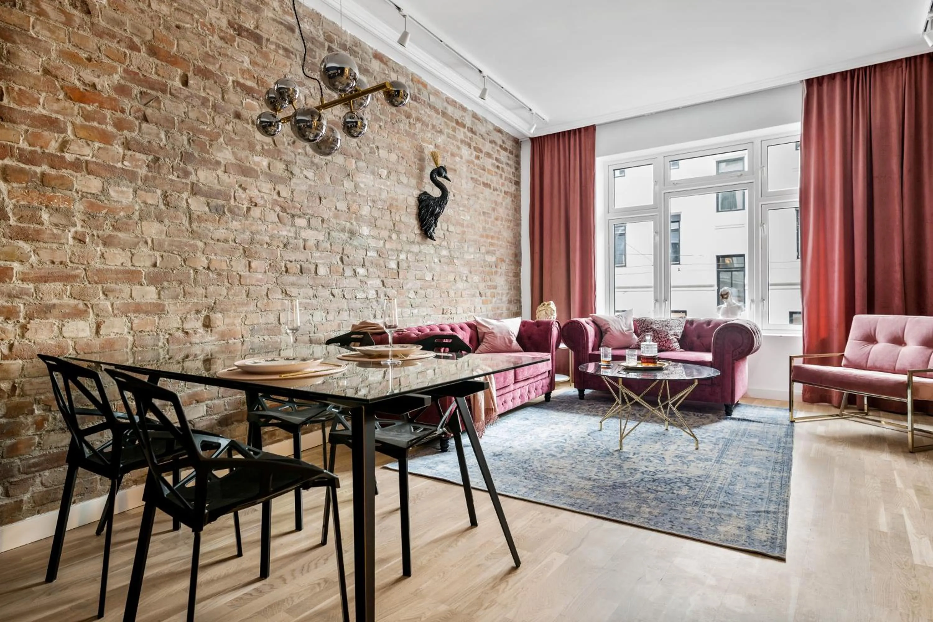 Living room in BJØRVIKA APARTMENTS - Solli