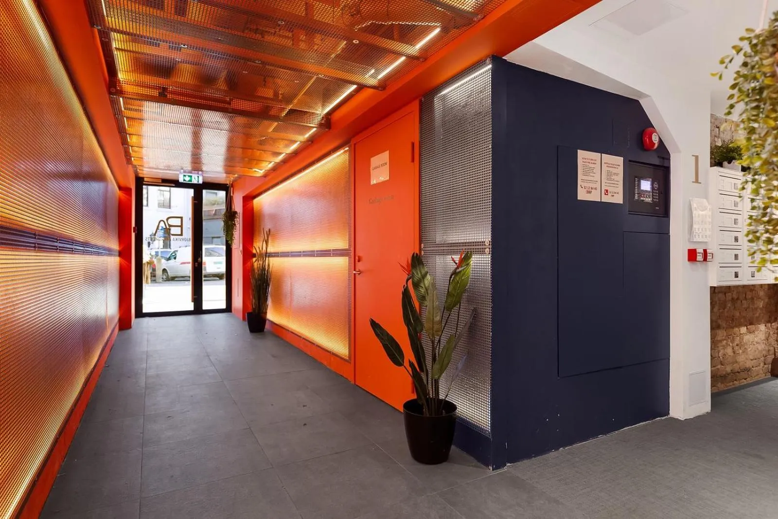 Facade/entrance in BJØRVIKA APARTMENTS - Solli