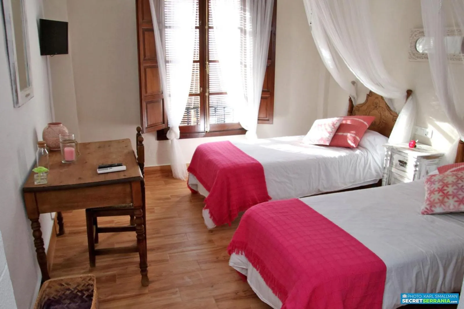 Bed in Hotel Rural Inz-Almaraz