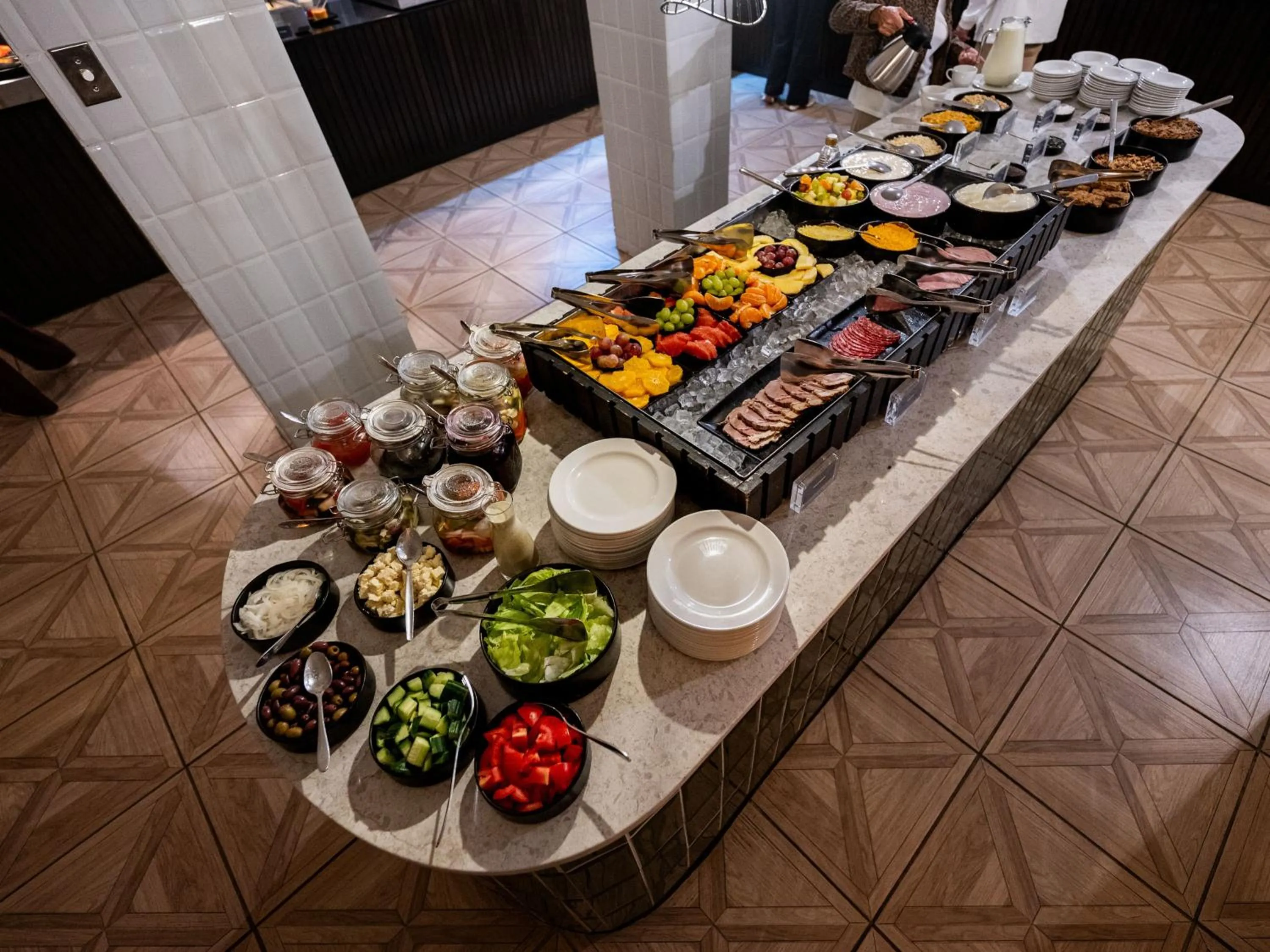 Buffet breakfast in ANEW Hotel Green Point Cape Town