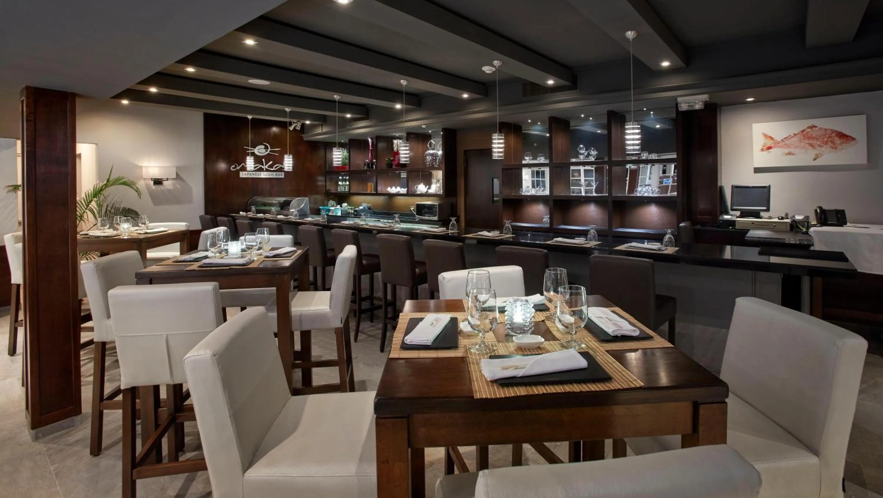 Restaurant/places to eat in Manchebo Beach Resort and Spa