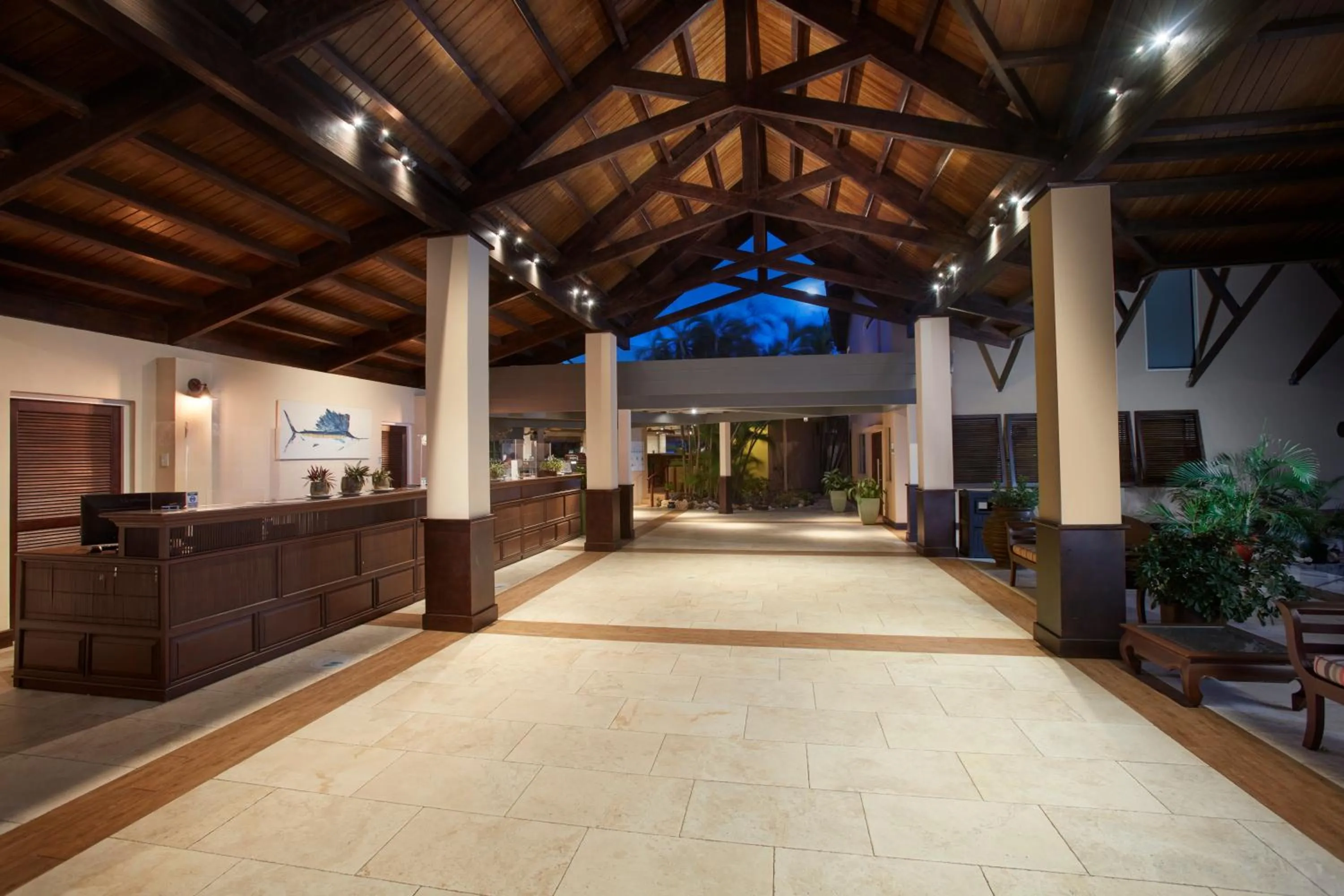Lobby or reception in Manchebo Beach Resort and Spa