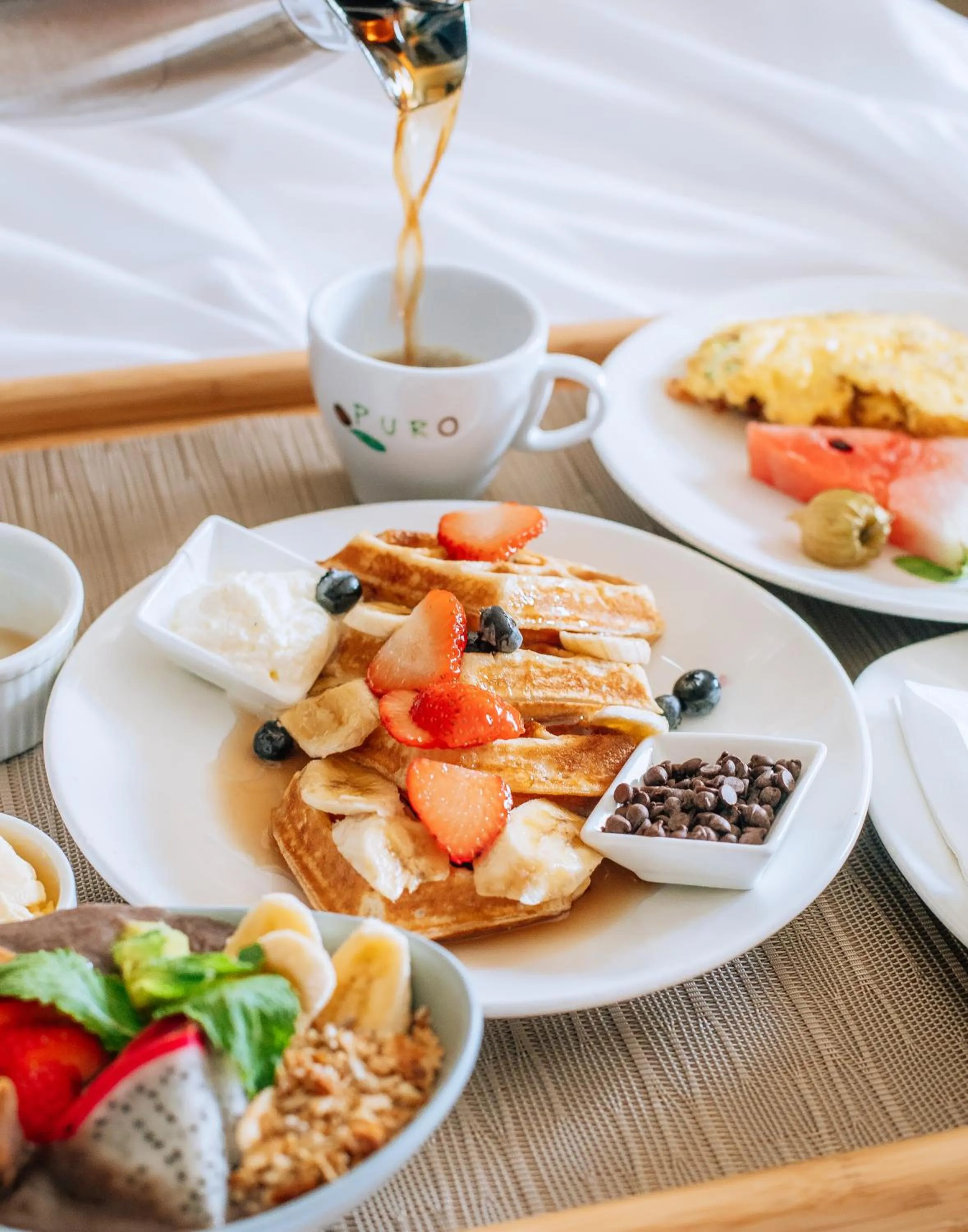 Breakfast in Manchebo Beach Resort and Spa