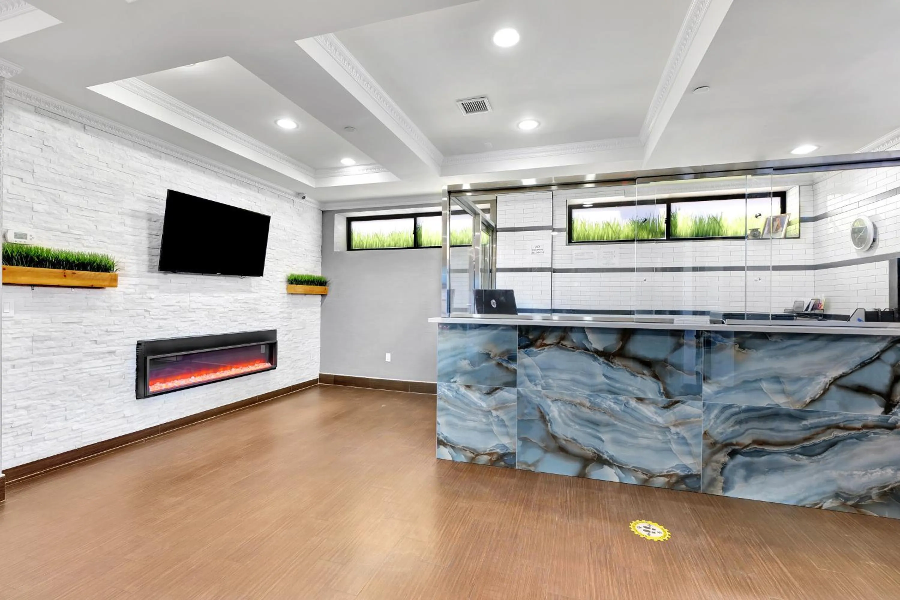 Lobby or reception in Hotel Pergola Jamaica JFK