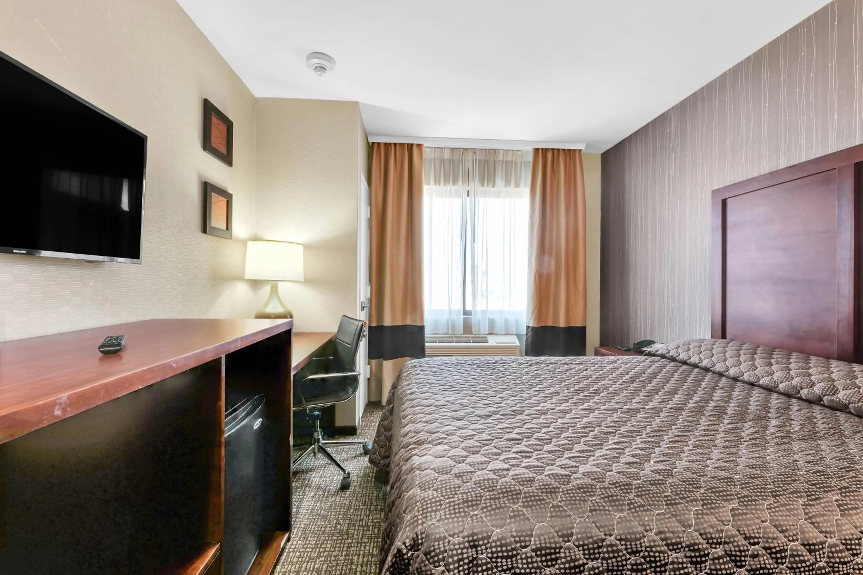 TV and multimedia, Bed in Hotel Pergola Jamaica JFK