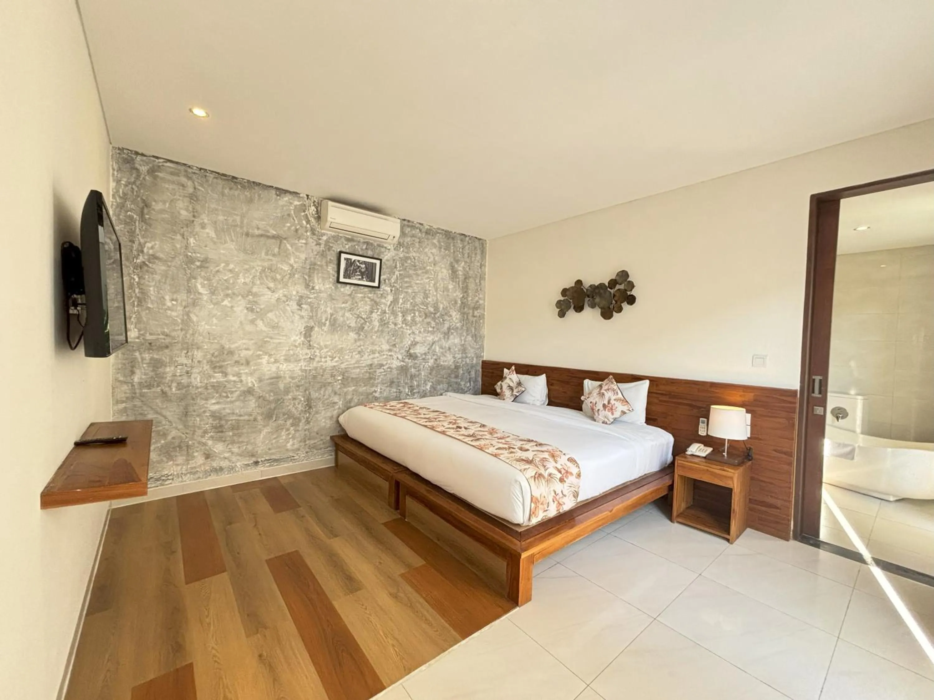 Bedroom, Bed in The Calna Villa Bali