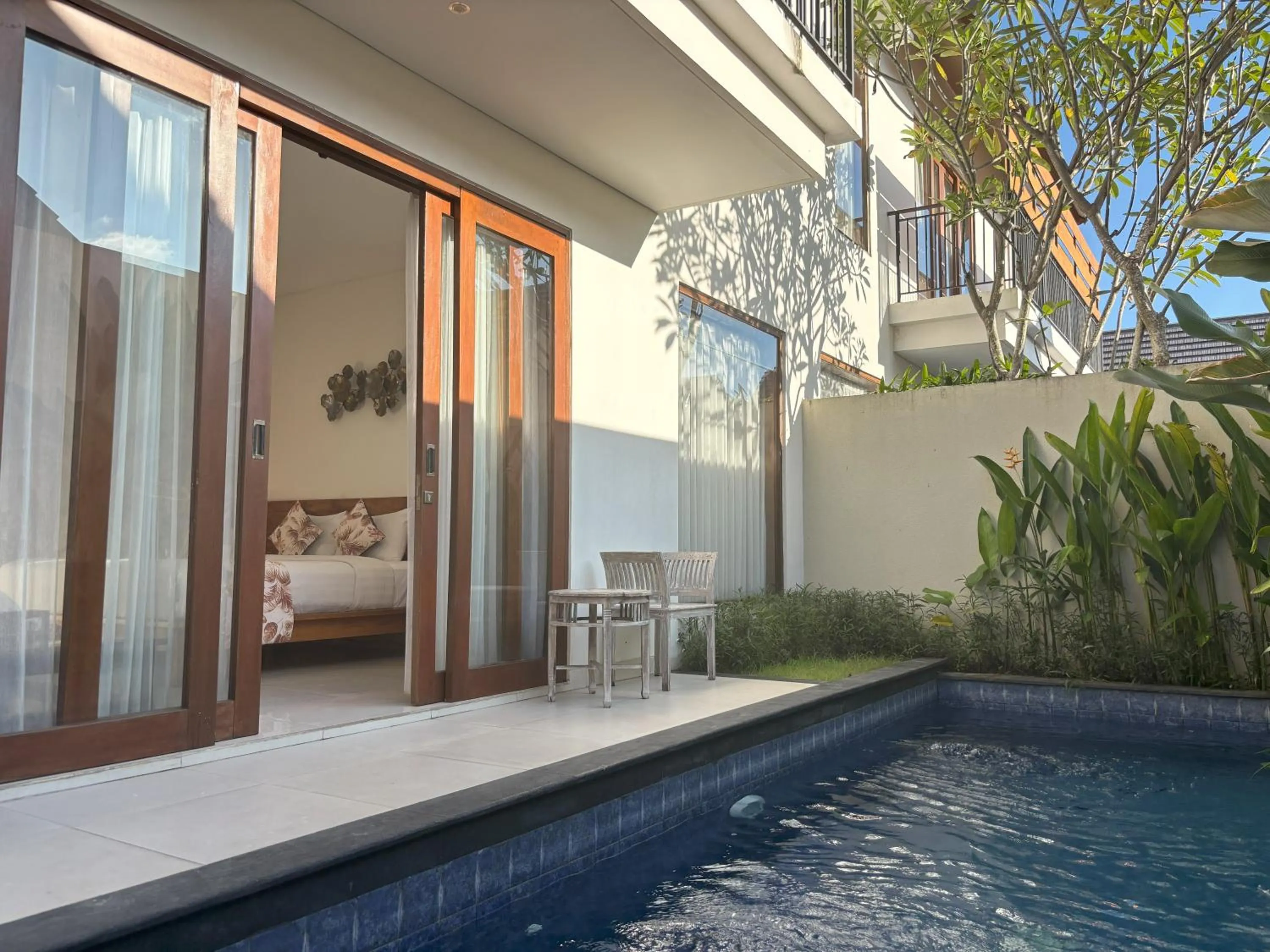 Pool view in The Calna Villa Bali