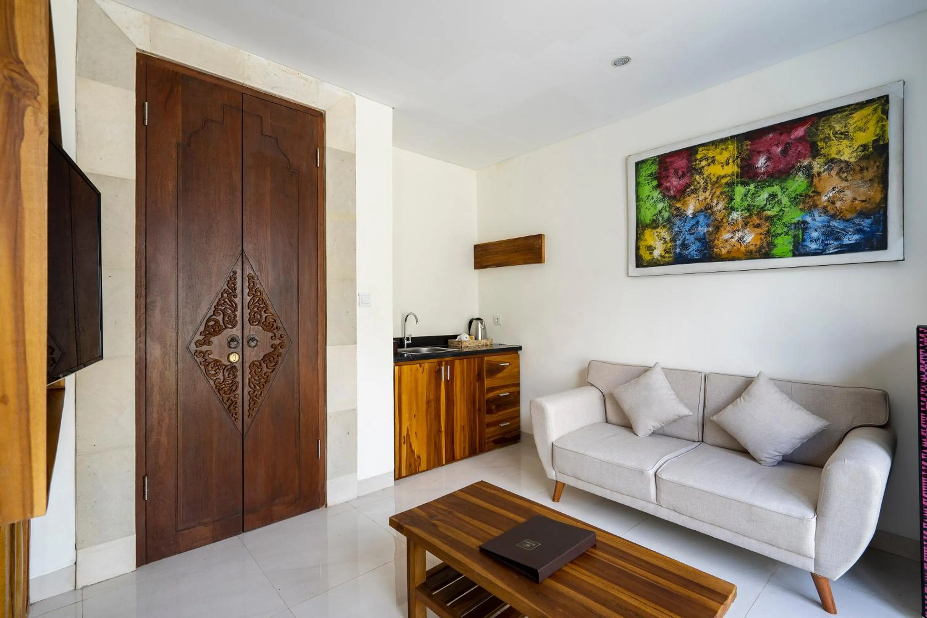 Living room in The Calna Villa Bali