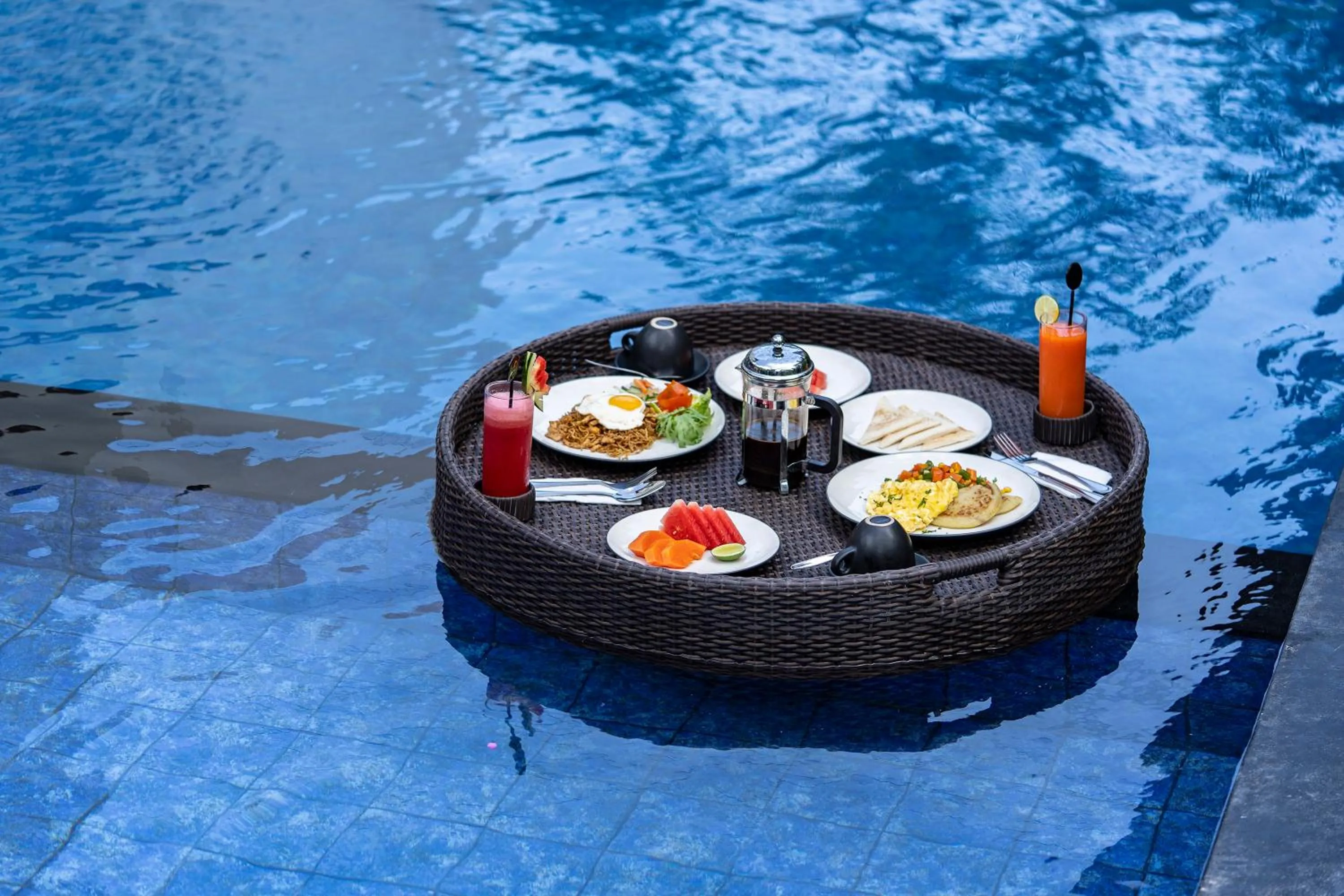 Food and drinks in The Calna Villa Bali