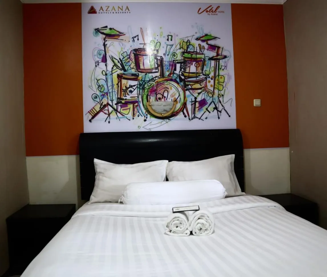 Bed in Votel Hotel Tulungagung