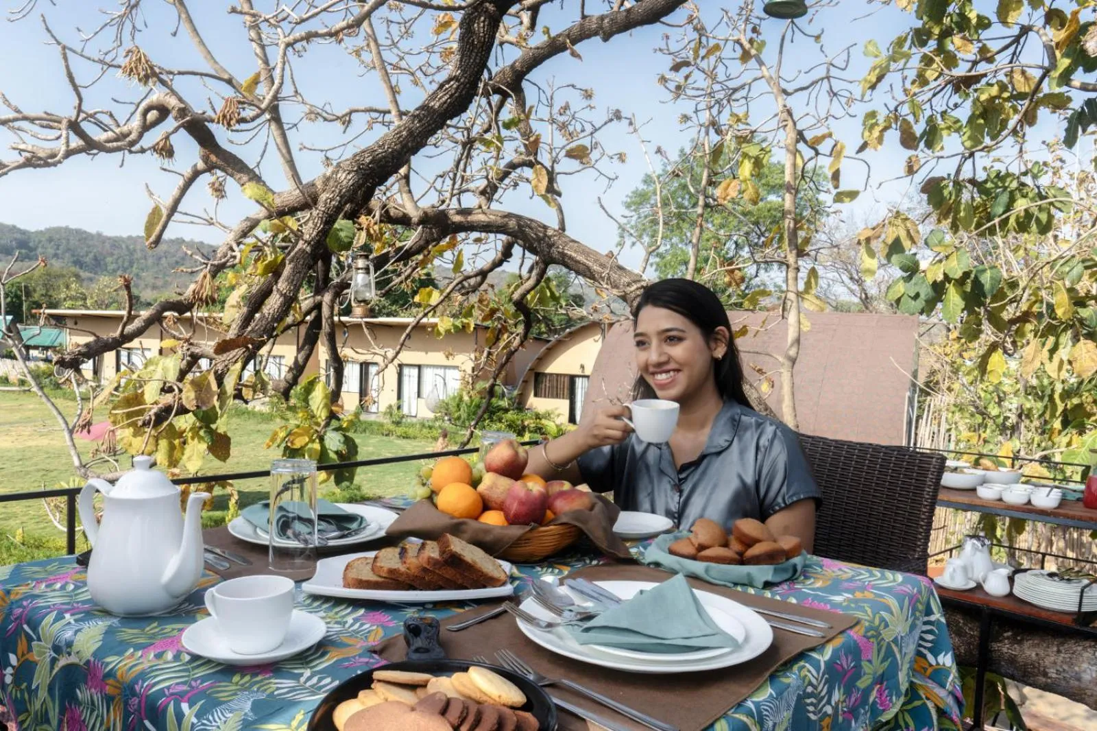 Garden in Panarpani Retreat Pachmarhi