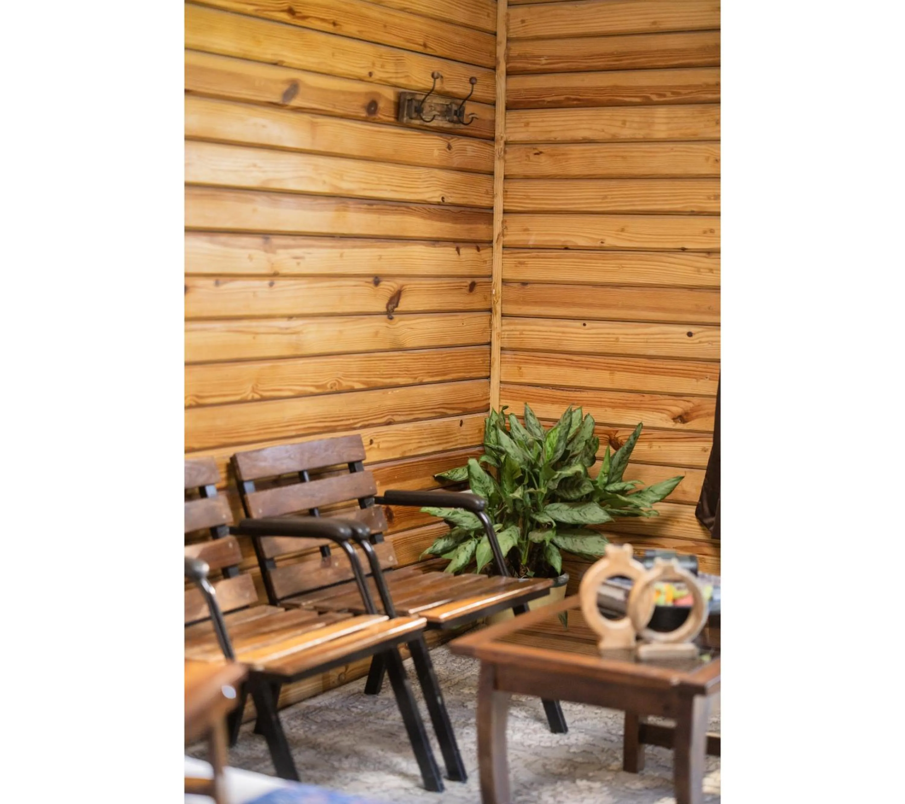 Seating area in Panarpani Retreat Pachmarhi