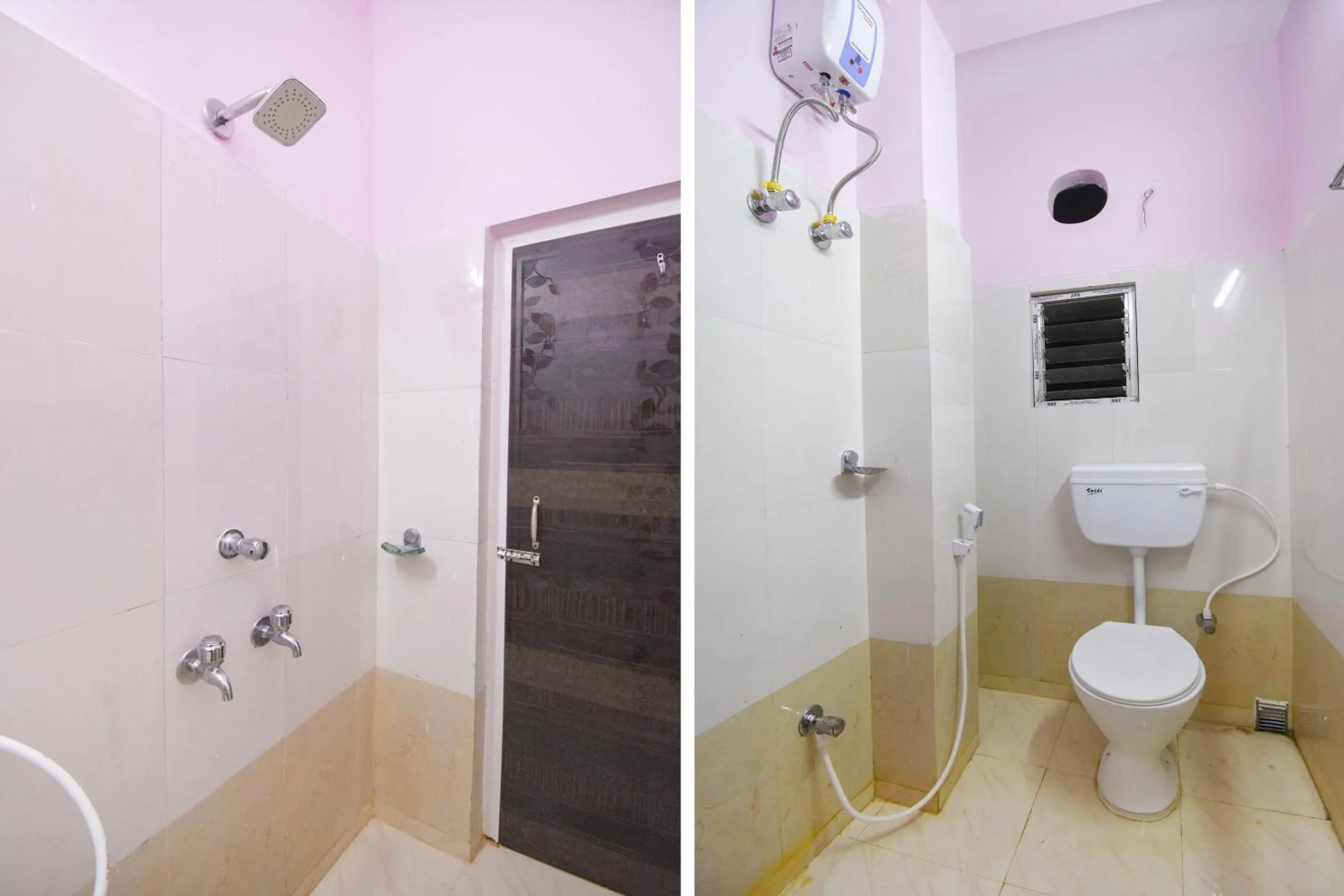 Bathroom in Hotel O Palki Palace Near Netaji Subhash Chandra Bose International Airport