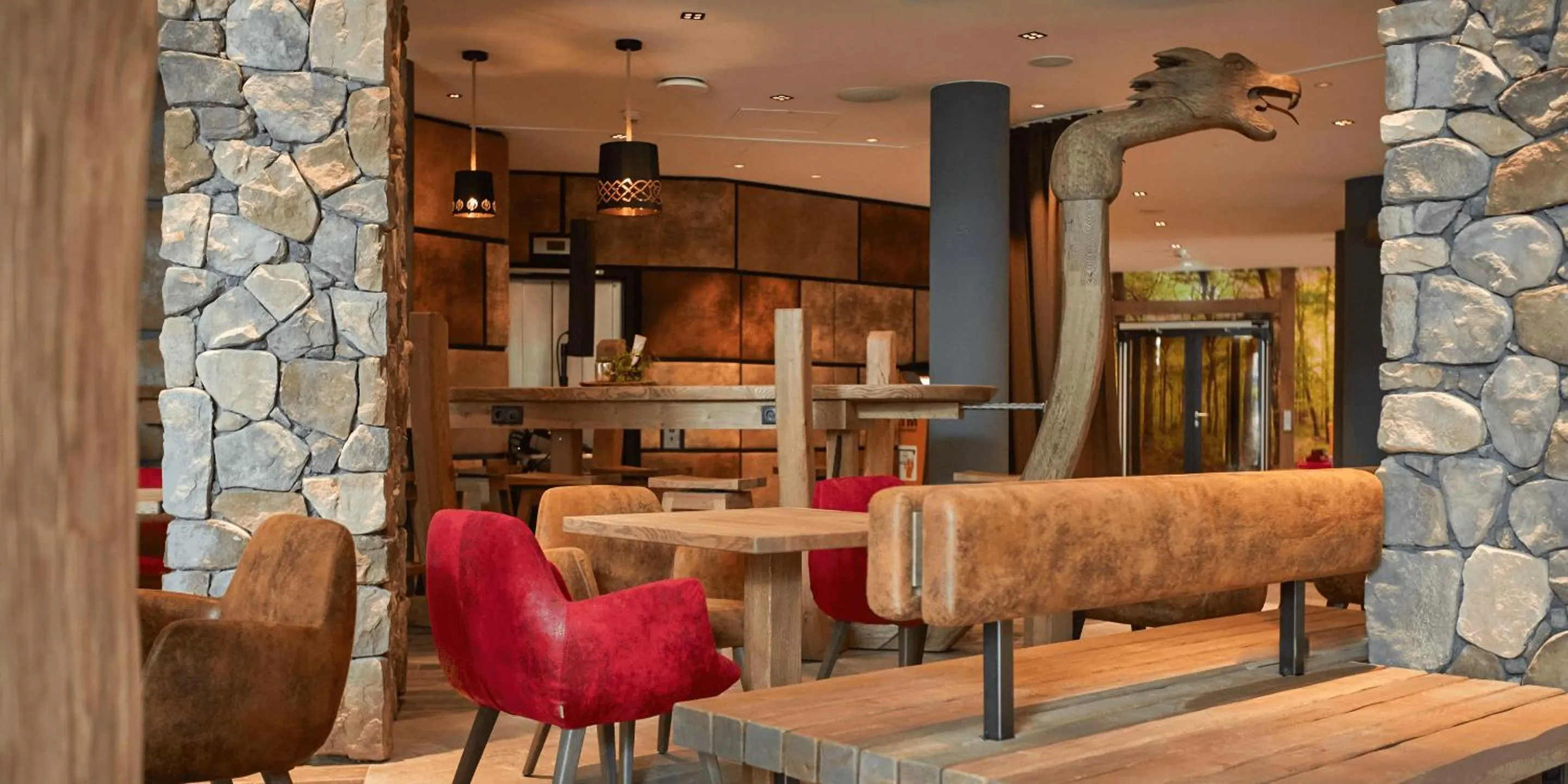 Lobby or reception in Ostseehotel Midgard in Damp