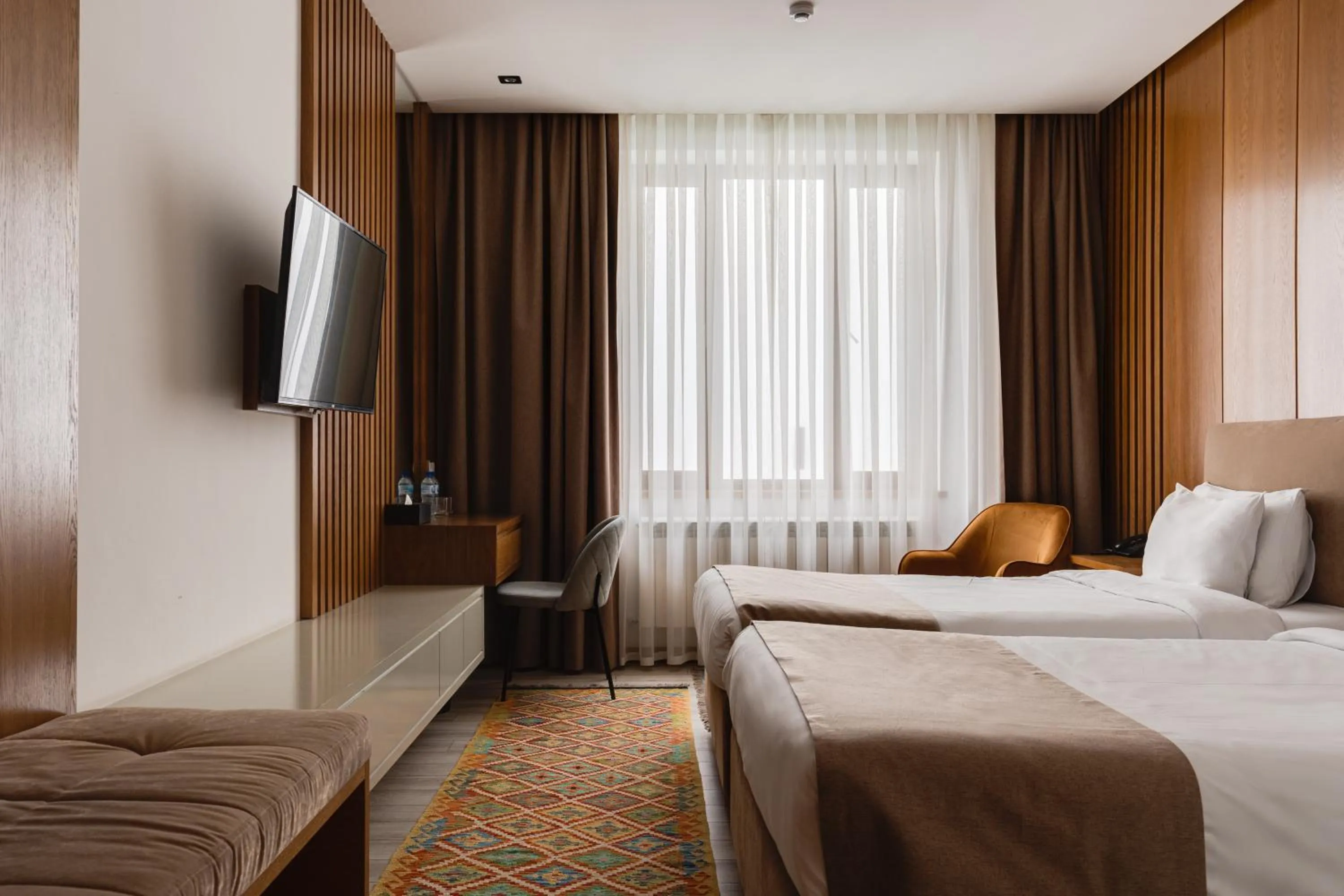 Bed in HOTEL MODERNO & Spa