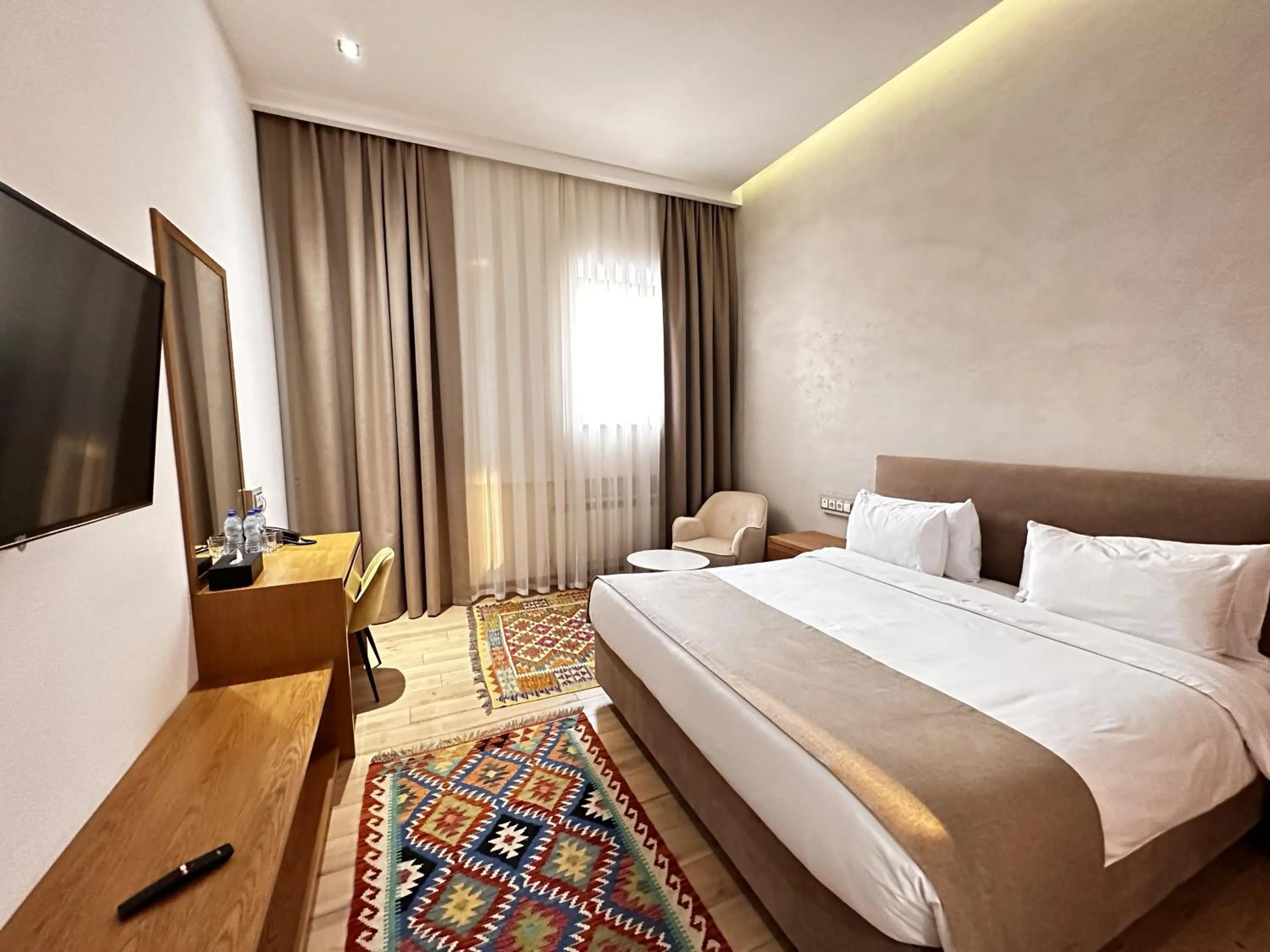 Bed in HOTEL MODERNO & Spa