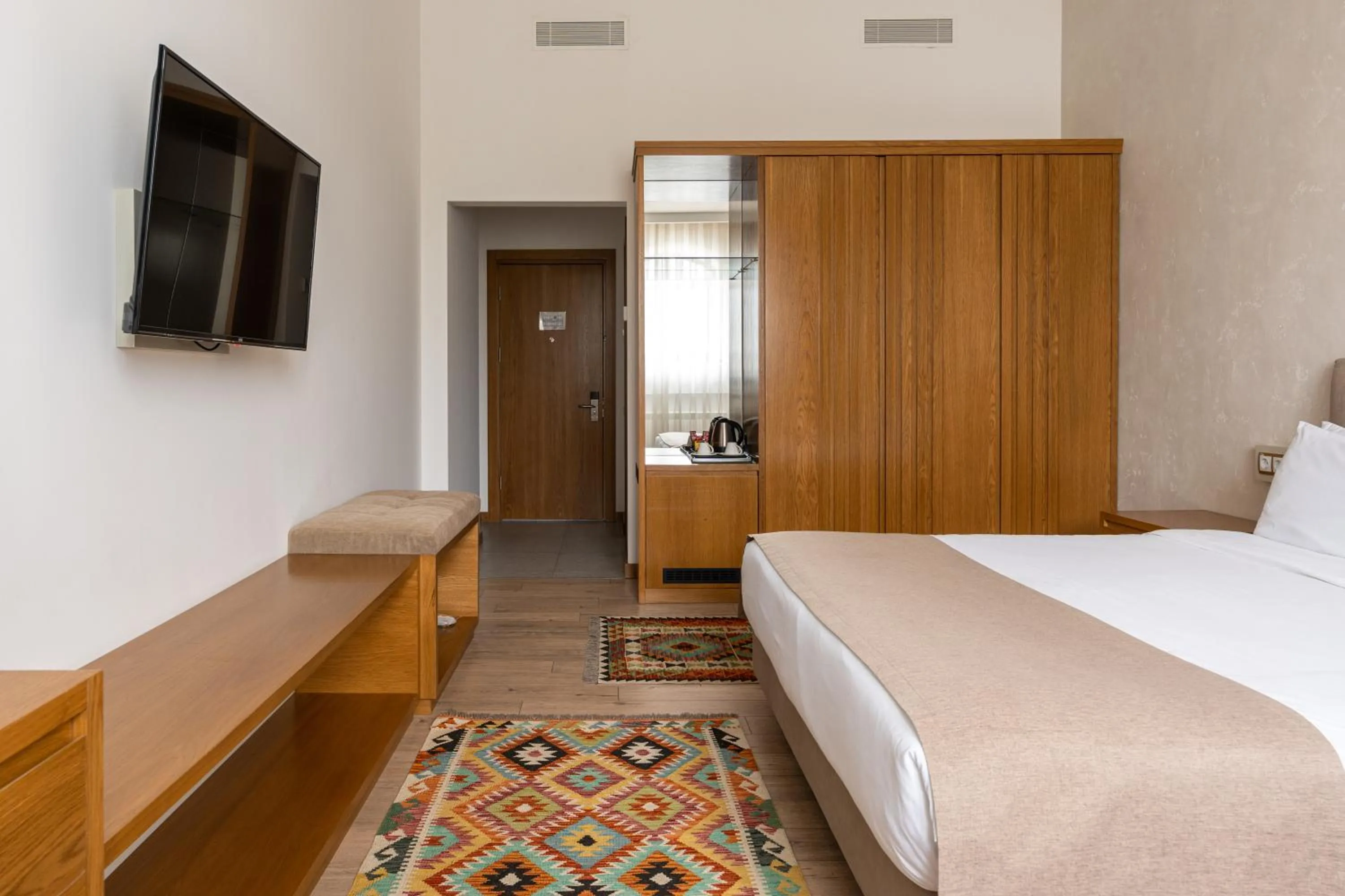 Bed in HOTEL MODERNO & Spa