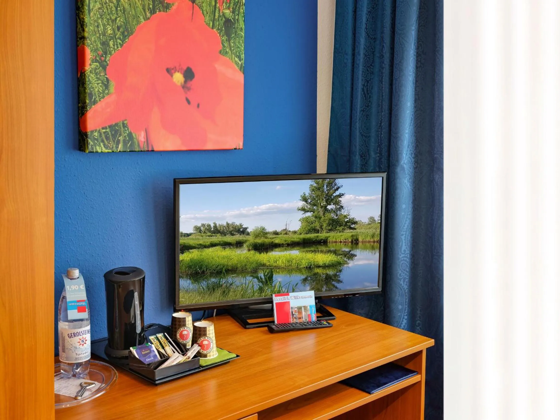 Decorative detail in centra Hotel