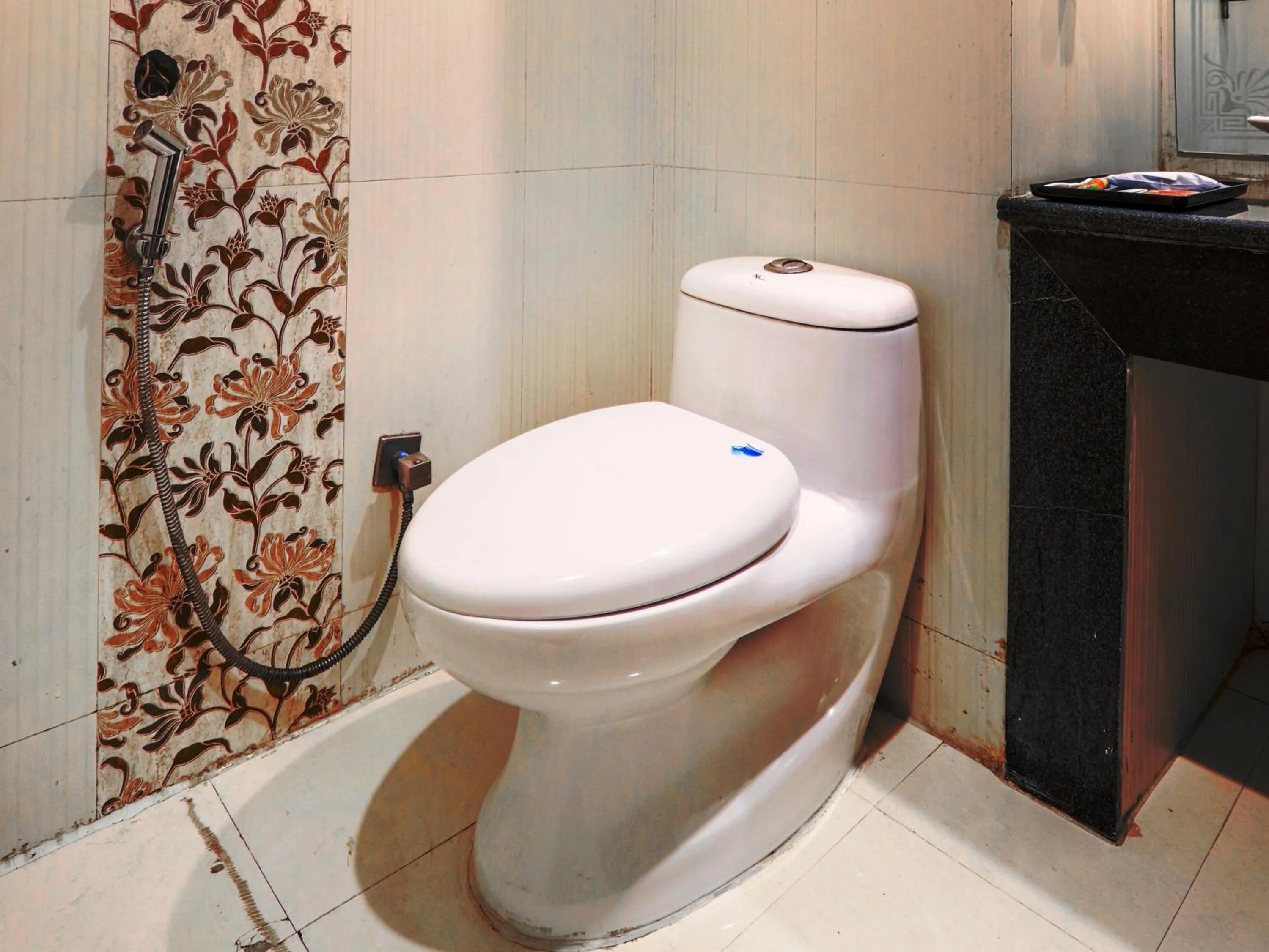 Toilet in Oaktel Hotel Grand Shiva Near Ganga Ghat