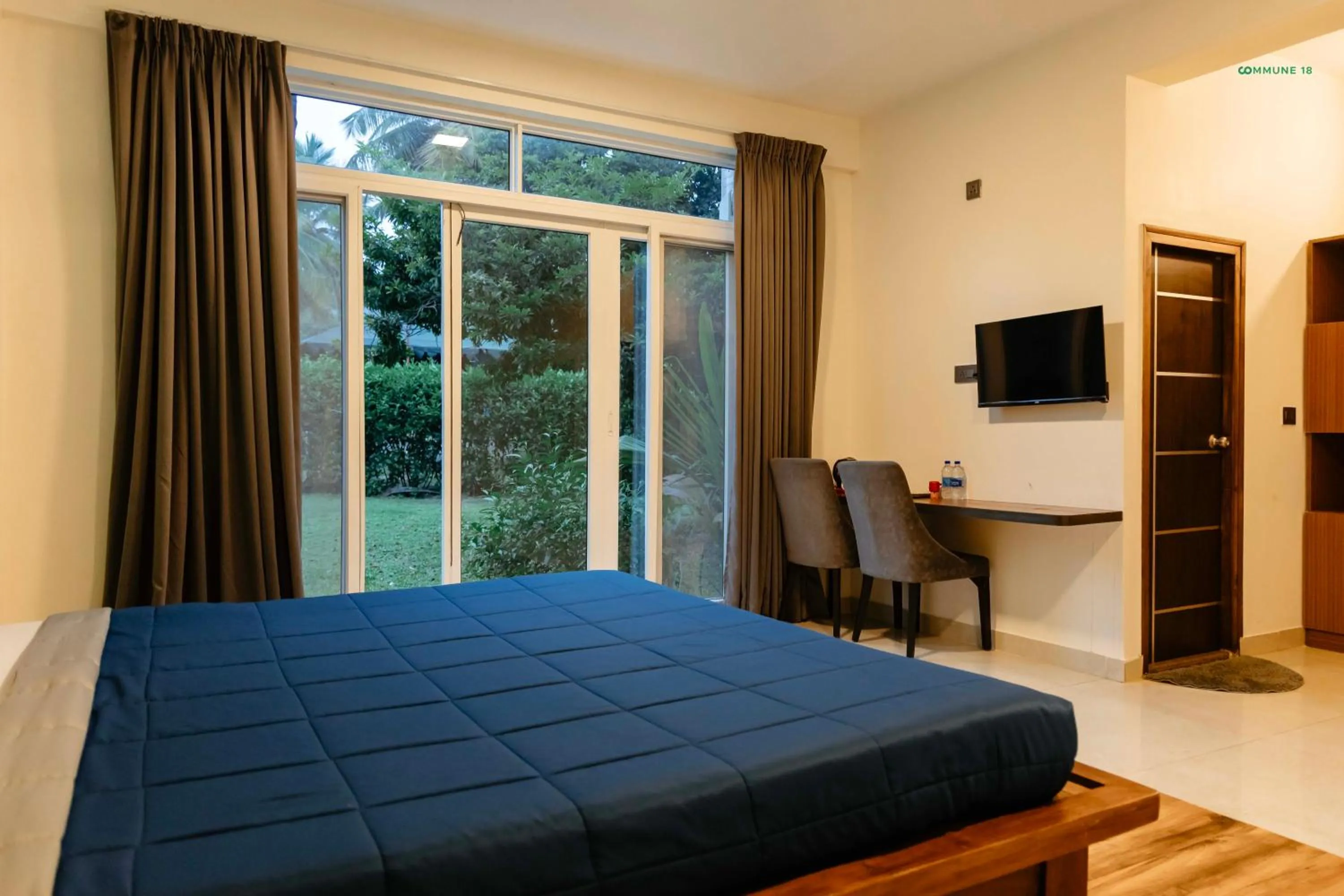 Bed in Commune18 Resort Chikmagalur