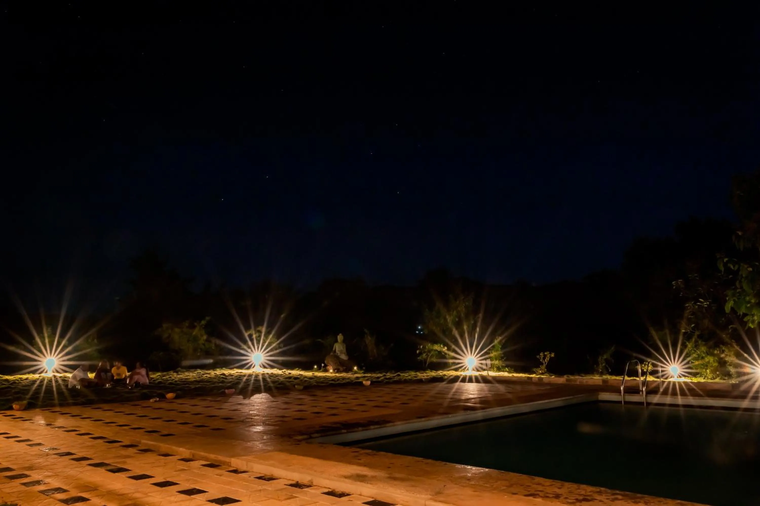 Night in Commune18 Resort Chikmagalur