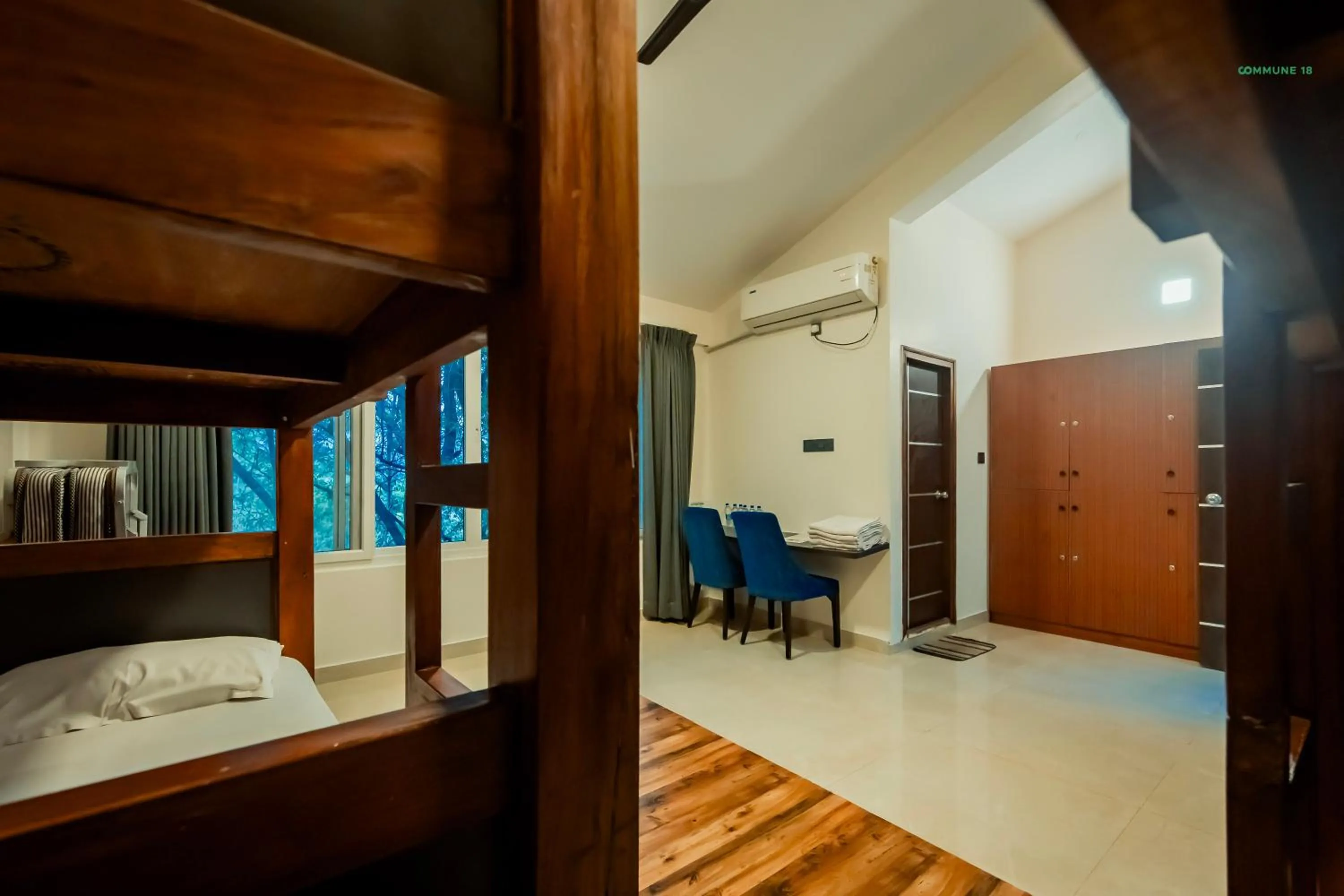 Bed in Commune18 Resort Chikmagalur