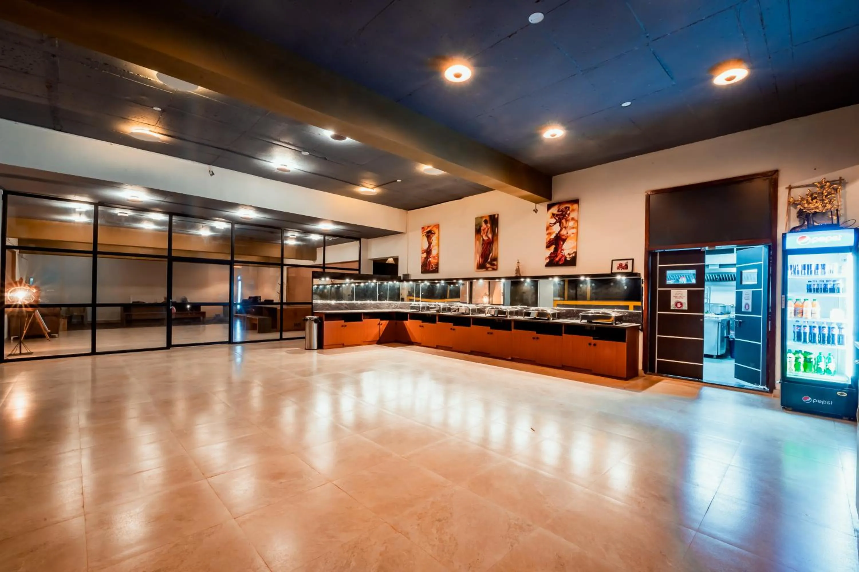 Buffet breakfast in Commune18 Resort Chikmagalur