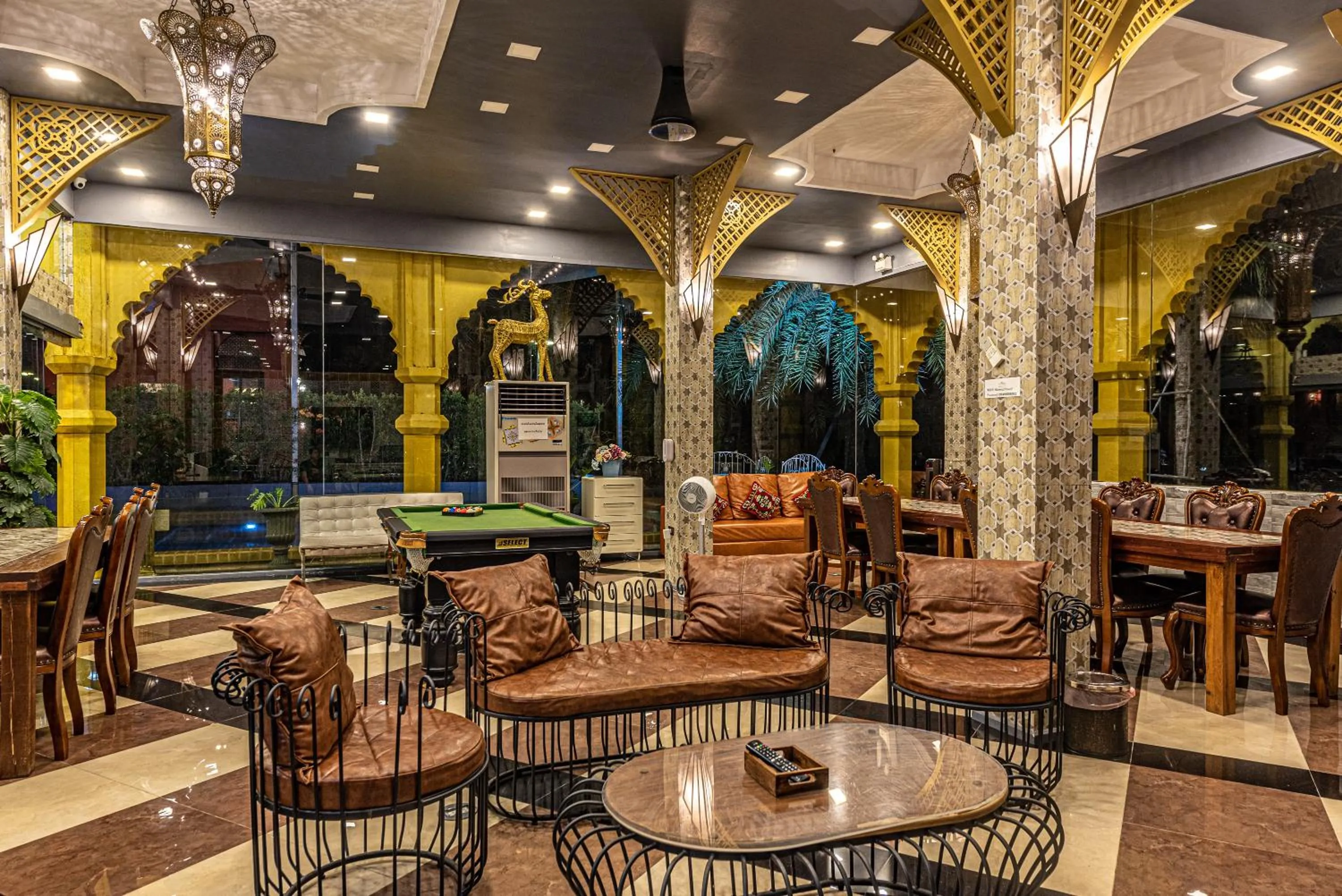 Seating area in The Air Khaoyai Hotel