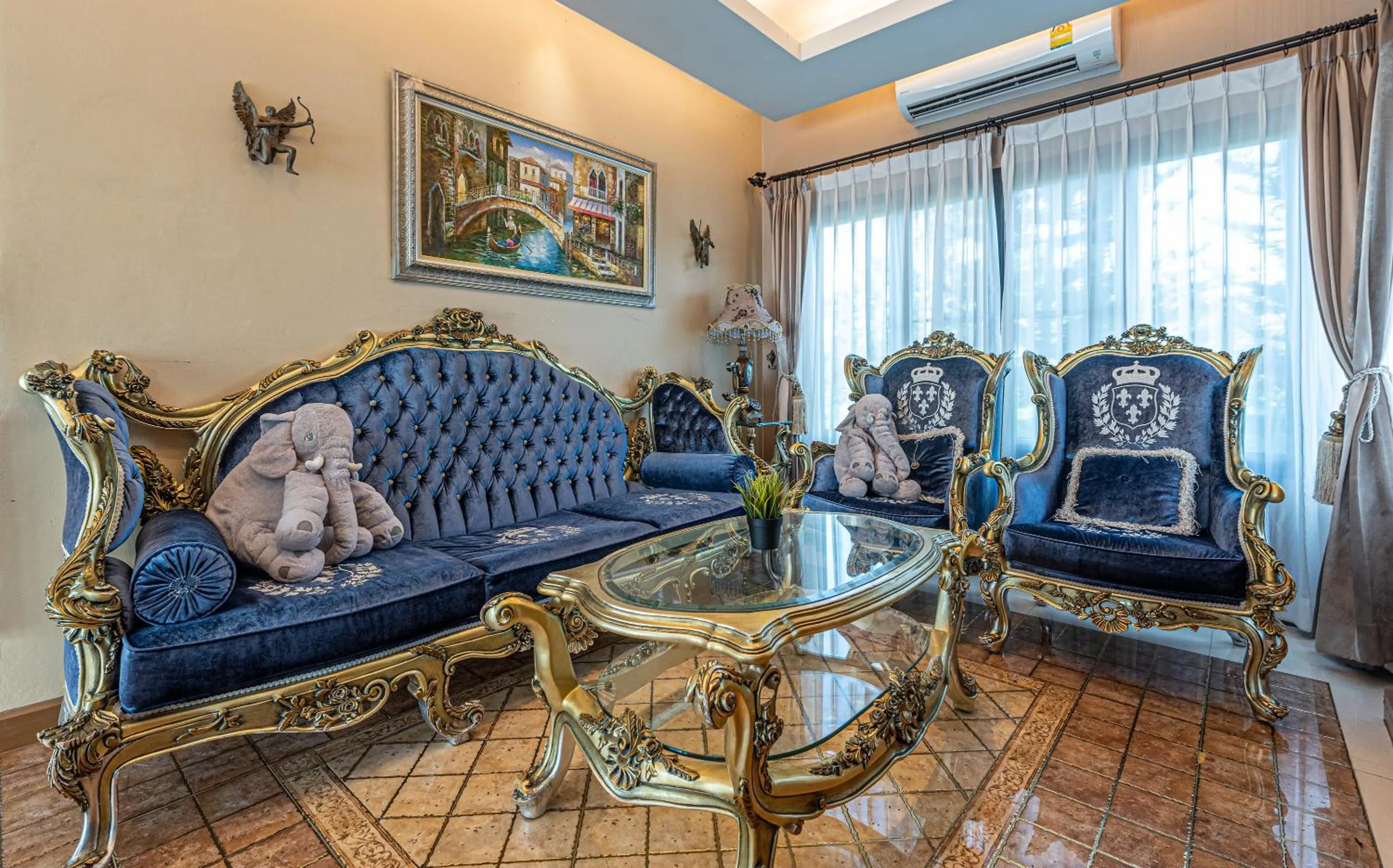 Living room in The Air Khaoyai Hotel