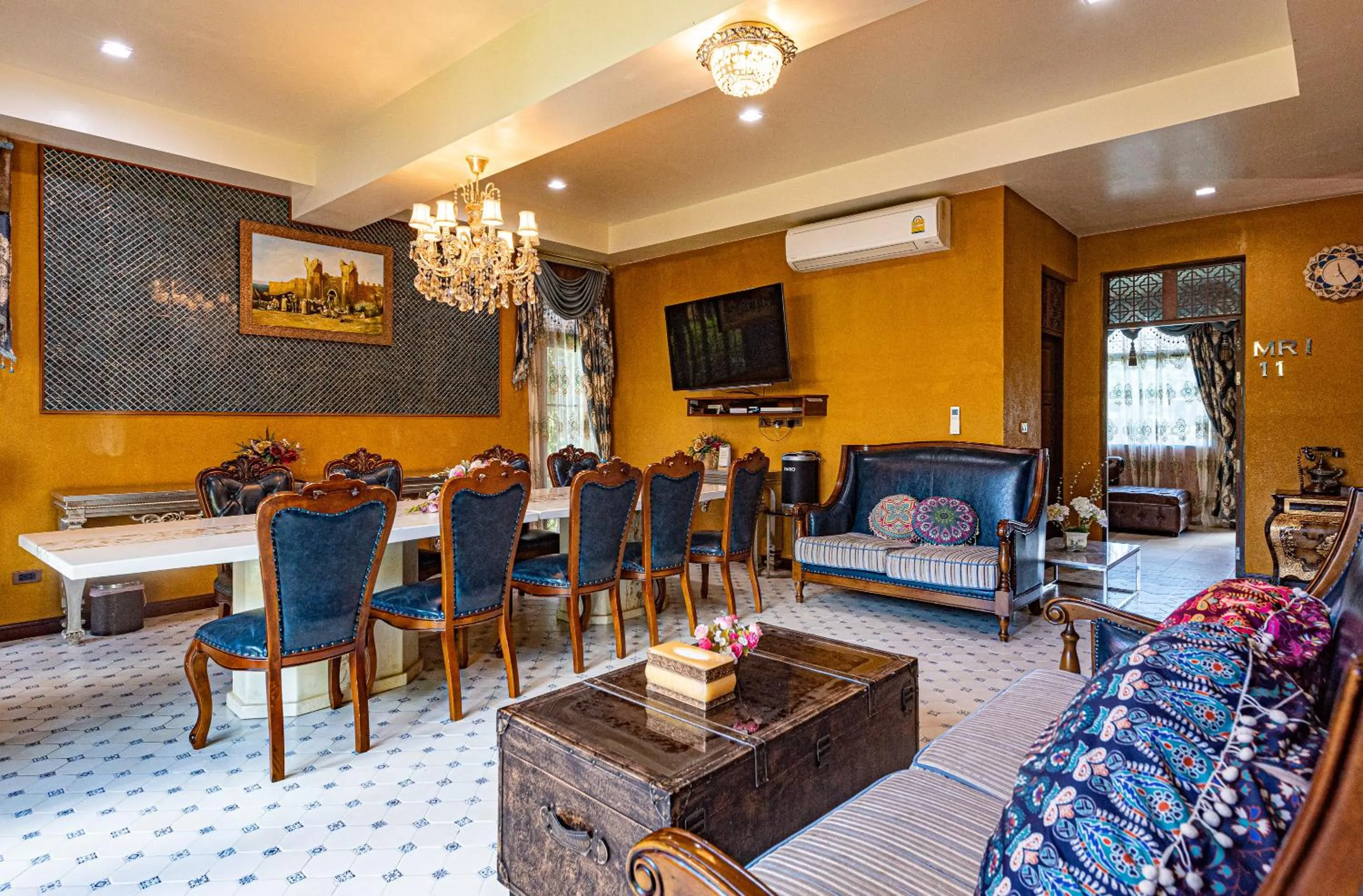 Seating area in The Air Khaoyai Hotel