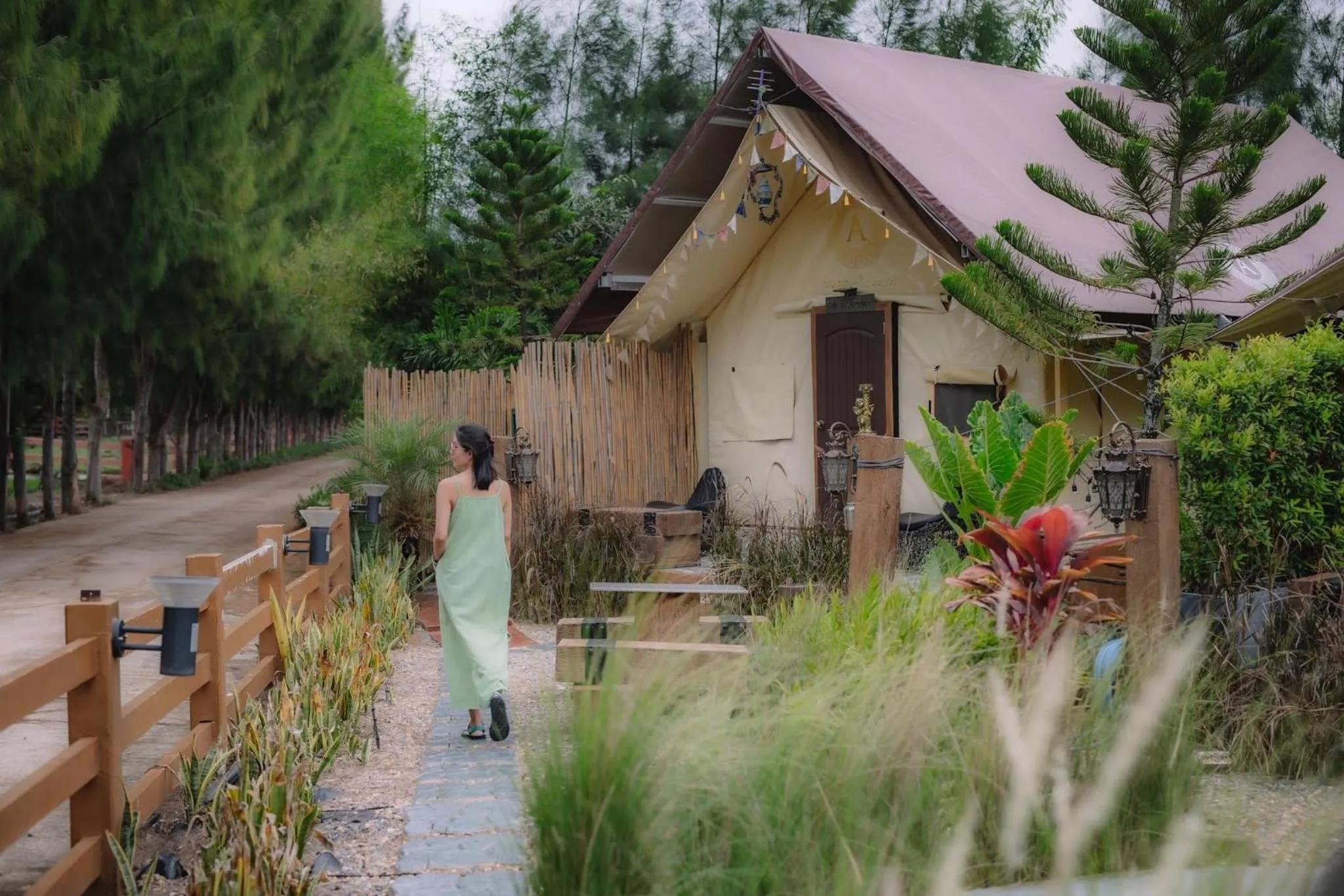 Garden view in The Air Khaoyai Hotel