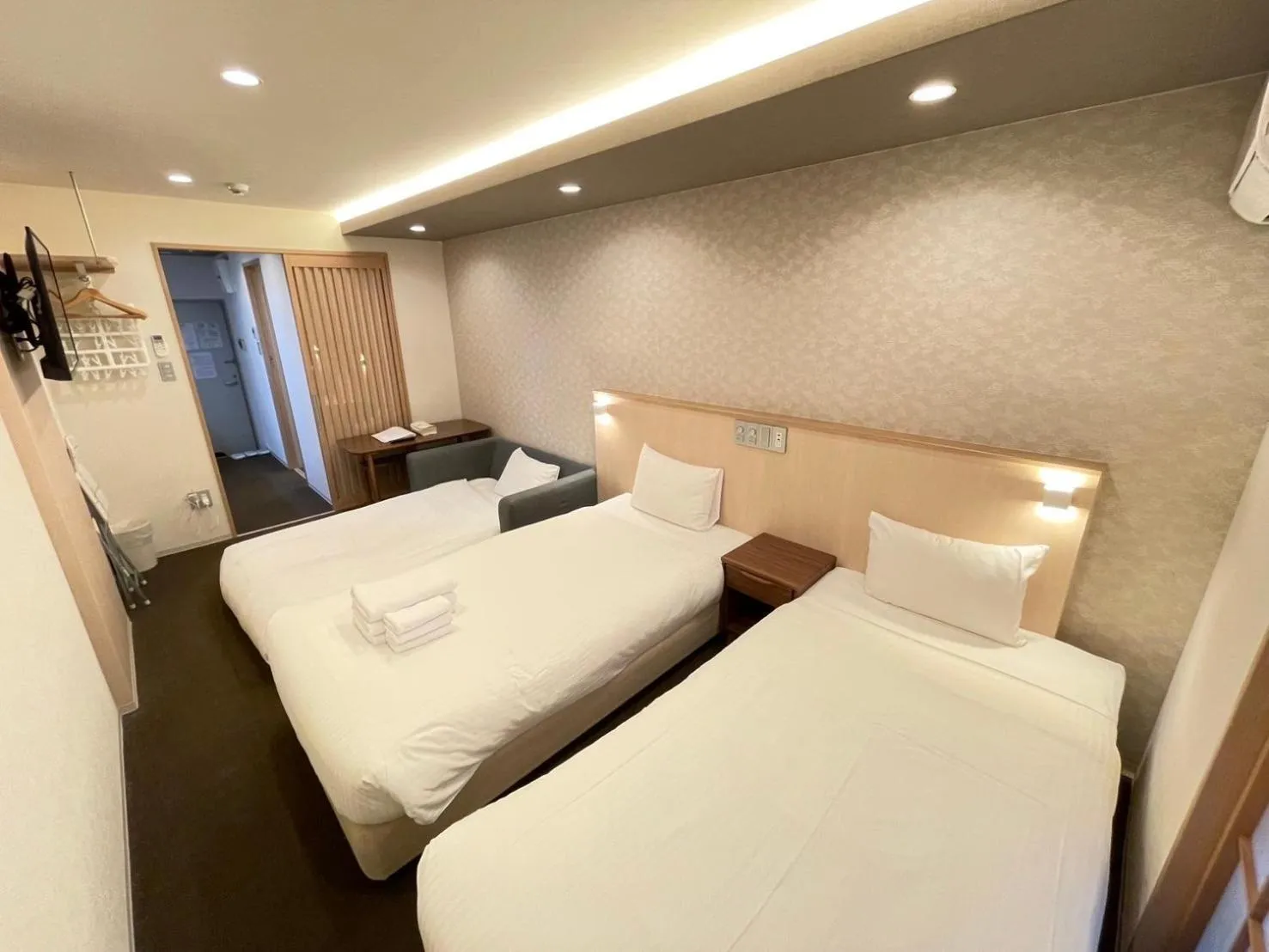 Bed in HIZ HOTEL Gion-Shirakawa