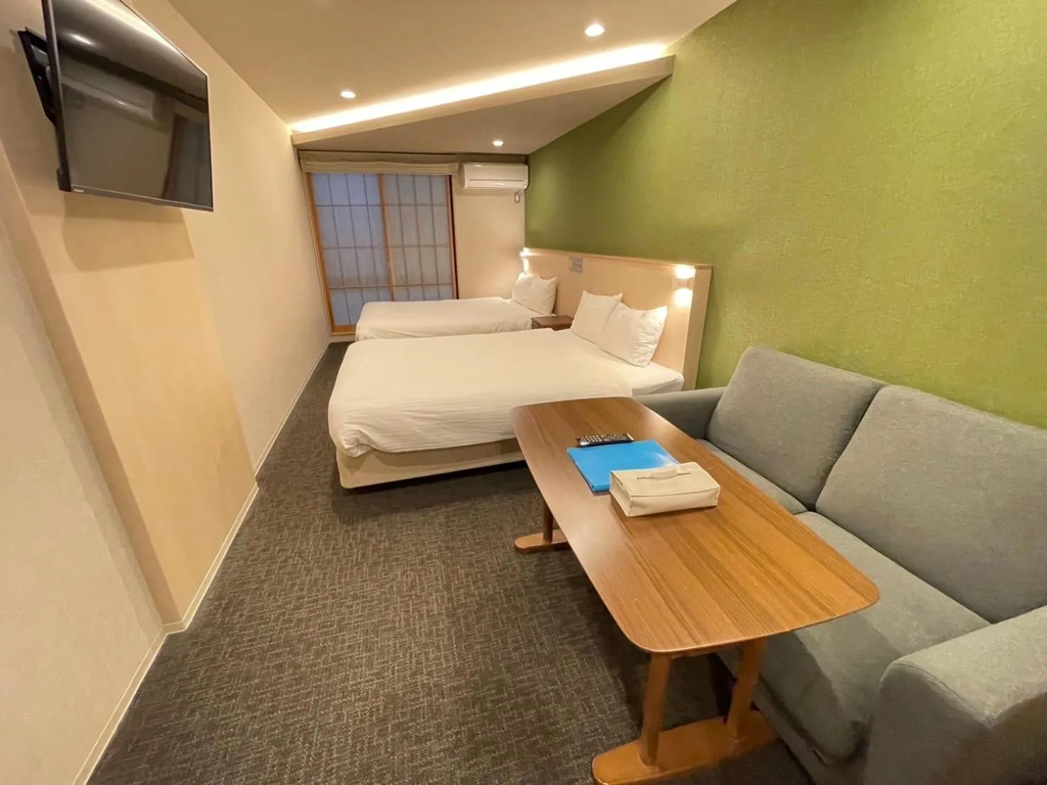 Bed in HIZ HOTEL Gion-Shirakawa