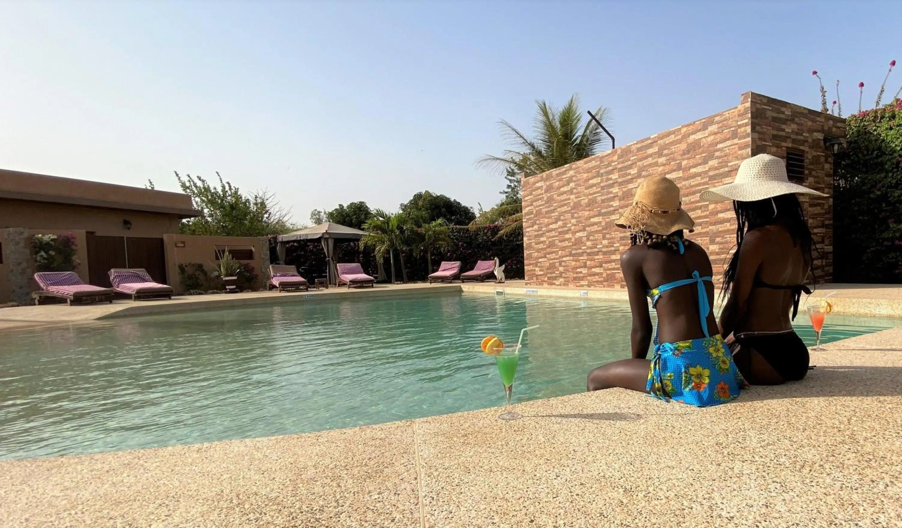 Swimming pool in Hôtel La Belle Etoile & SPA