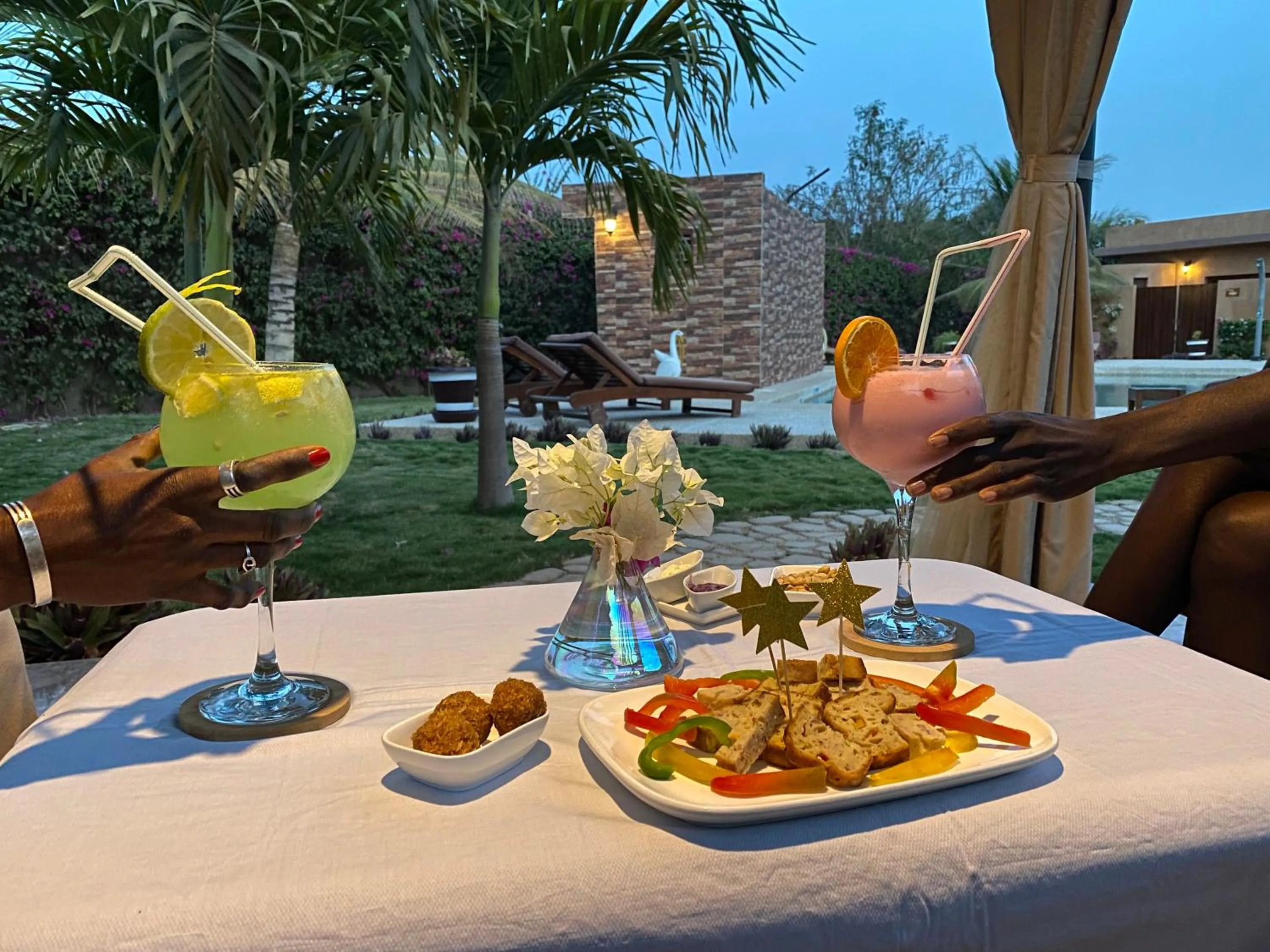 Balcony/Terrace in Hôtel La Belle Etoile & SPA