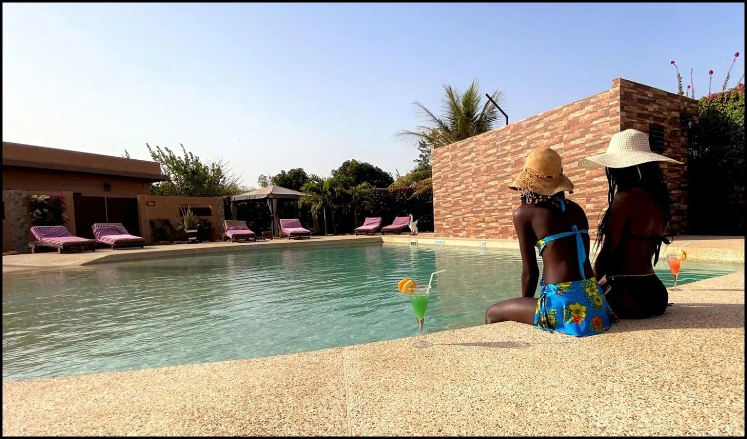Swimming pool in Hôtel La Belle Etoile & SPA