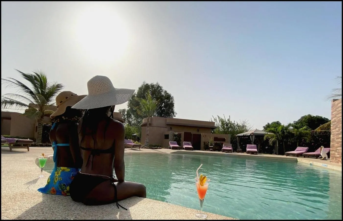 Swimming pool in Hôtel La Belle Etoile & SPA