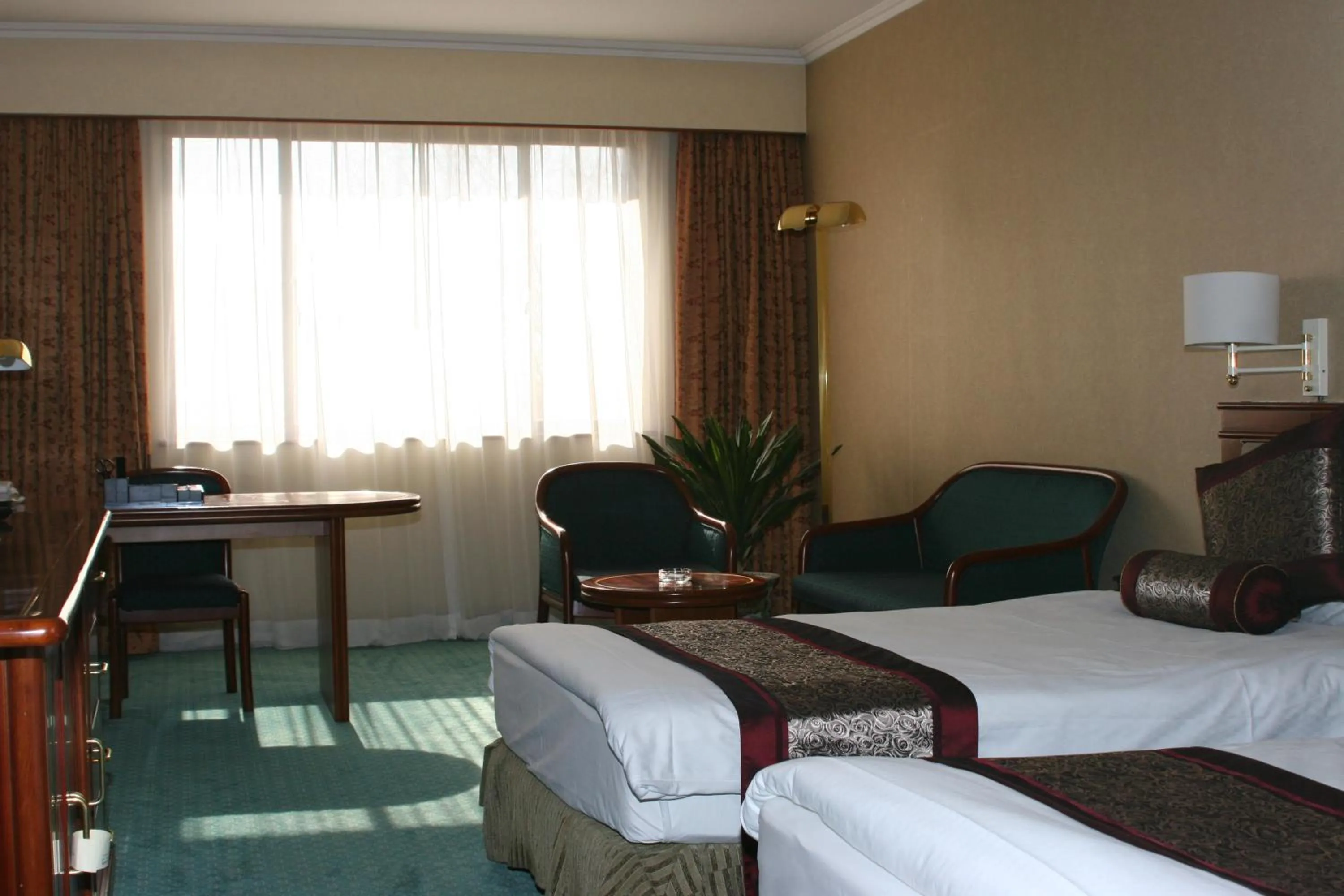 Bed in CITIC Hotel Beijing Airport