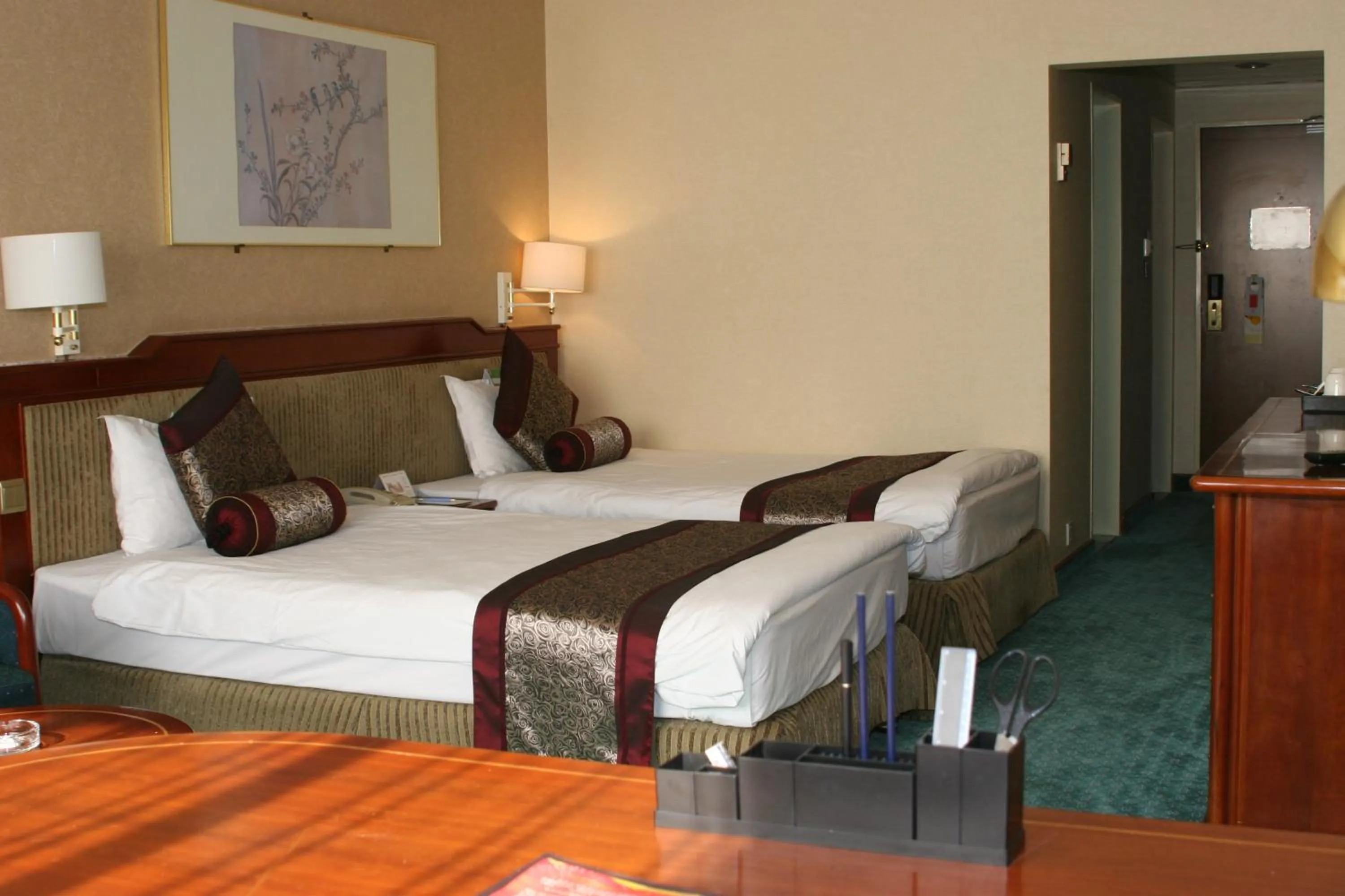 Bed in CITIC Hotel Beijing Airport