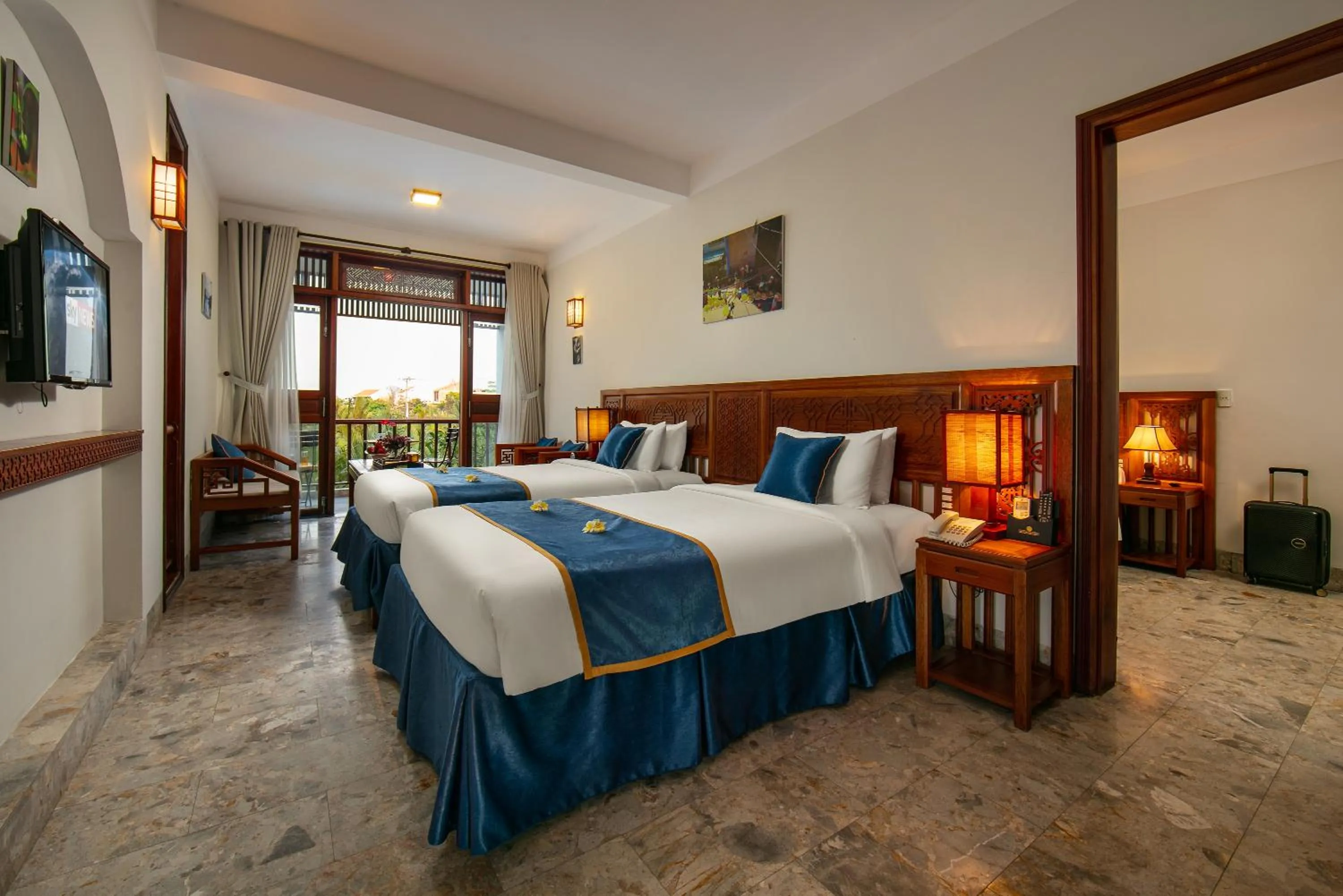 Photo of the whole room, Bed in Hoi An Riverside Villas & Apartments
