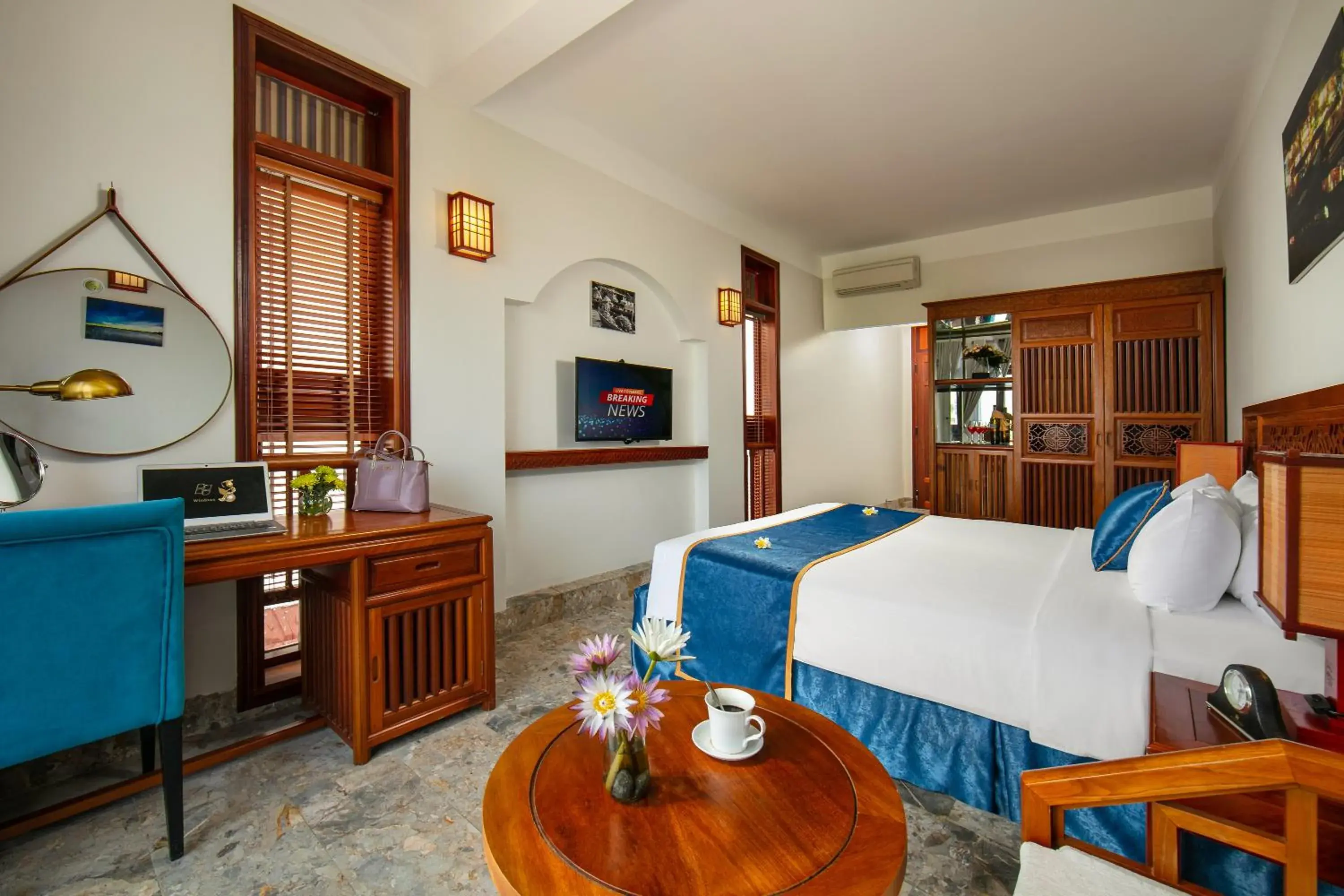 Junior Double or Twin Villa with Panorama View in Hoi An Riverside Villas & Apartments Junior Double or Twin Villa with Panorama View in Hoi An Riverside Villas & Apartments