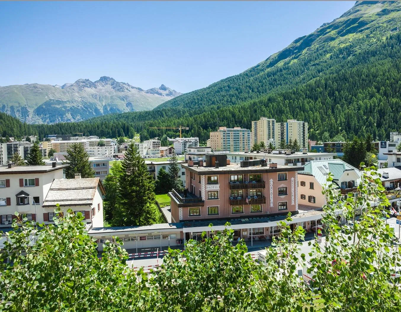 Facade/entrance in Hotel Corvatsch - Web Check-in