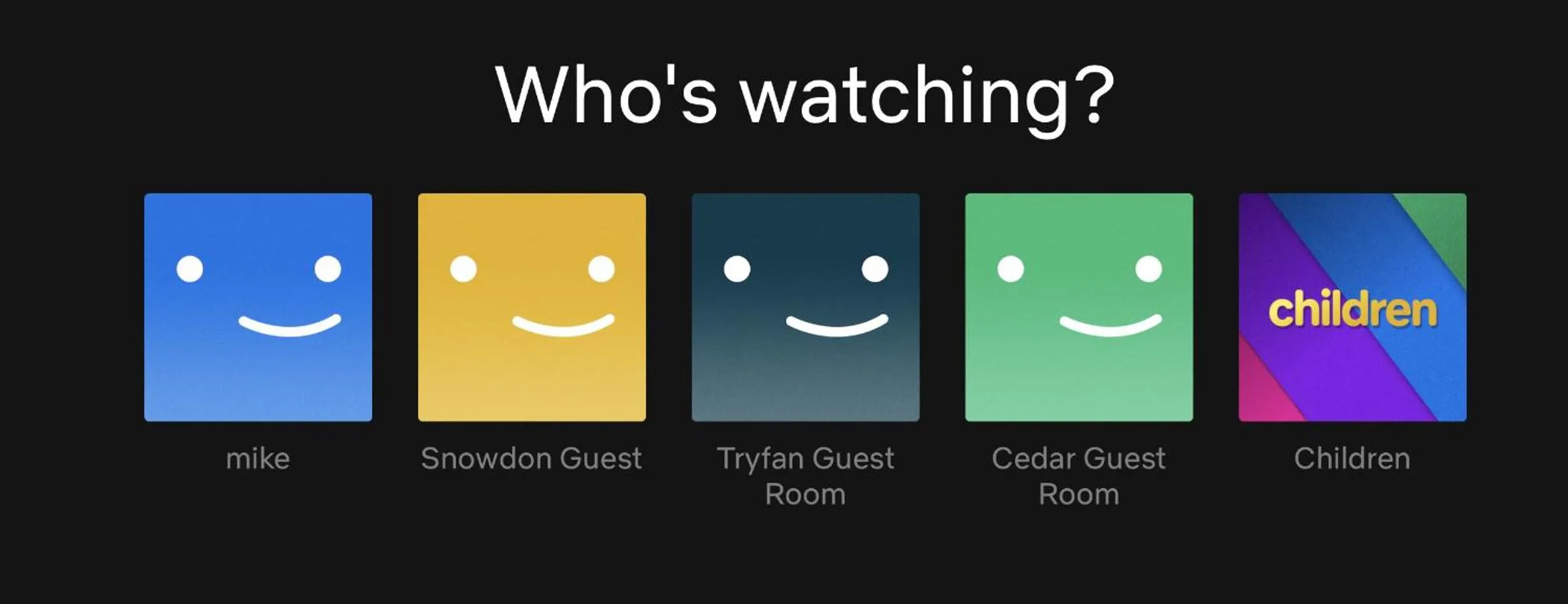 Floor Plan in The Tal-Y-Cafn Hotel