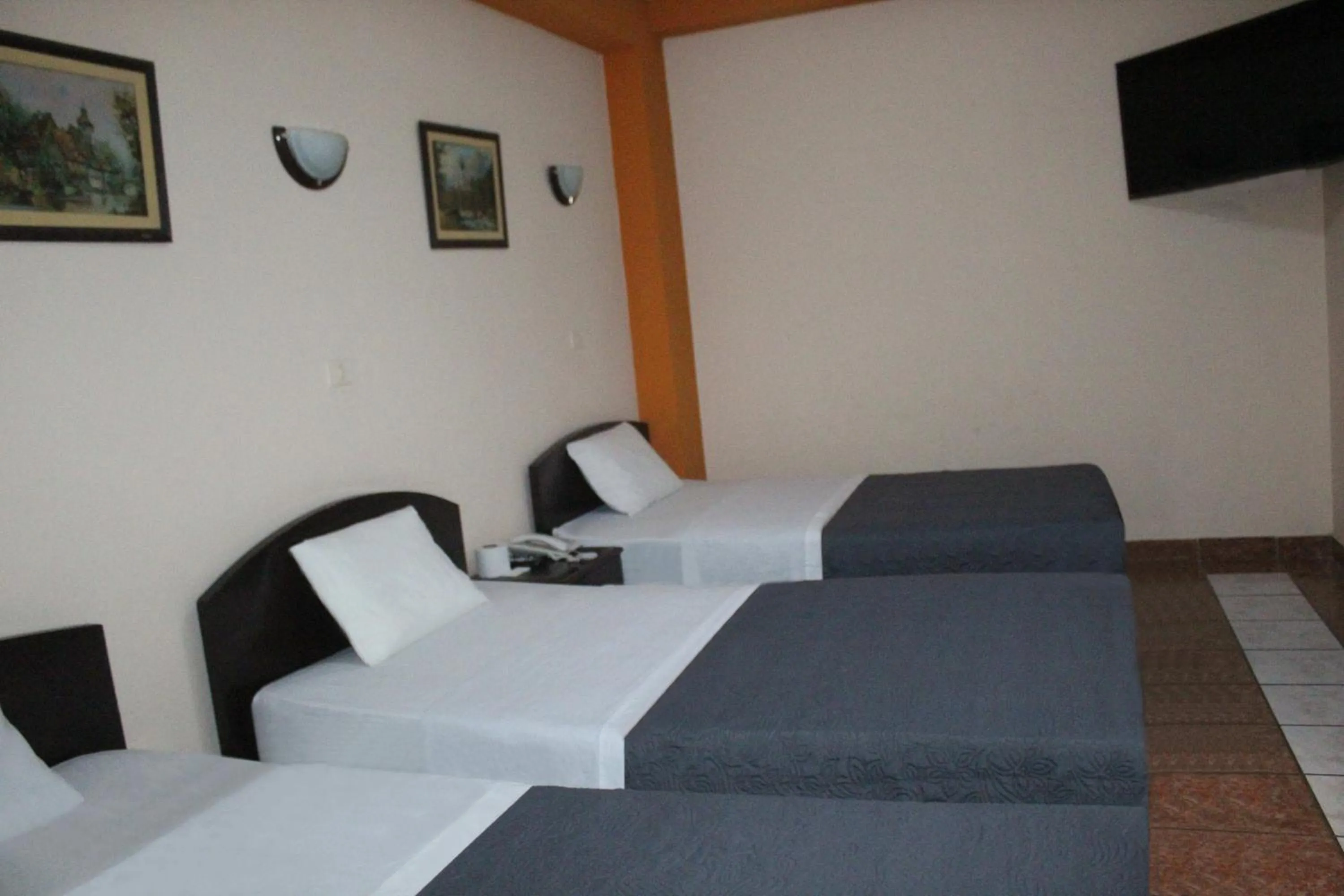 Bed in Zentrico Hotel