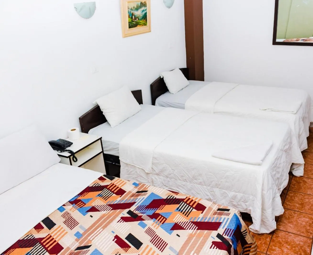 Bed in Zentrico Hotel