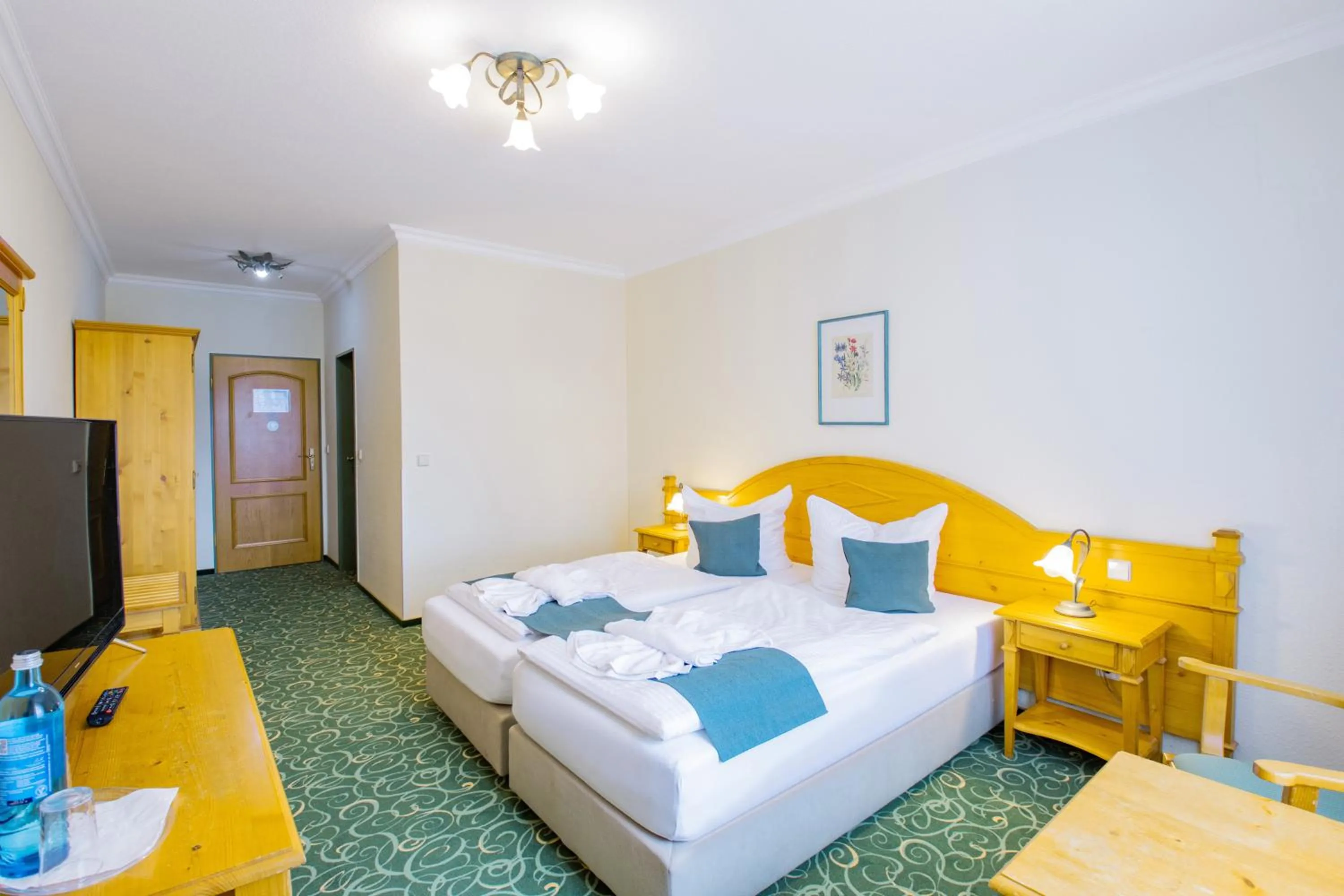 Photo of the whole room, Bed in Ferien Hotel Fläming