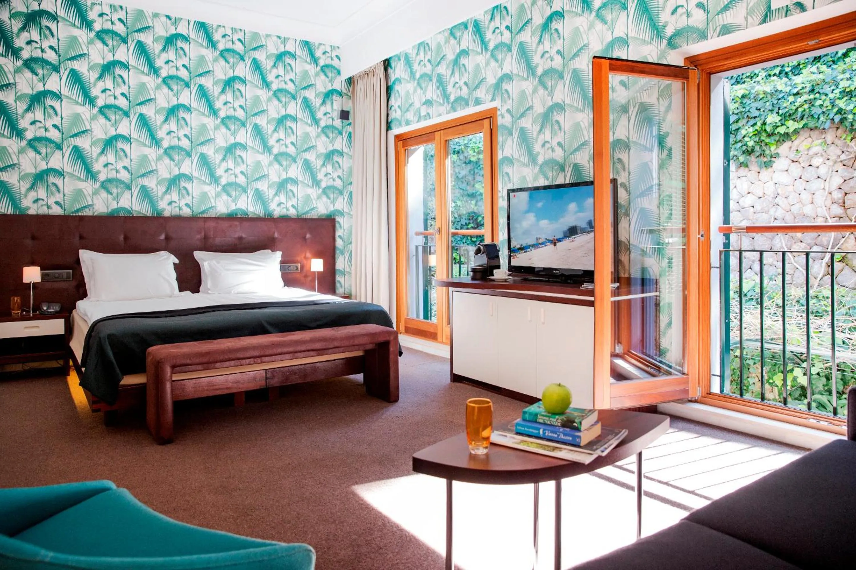 Bedroom, Bed in Hotel Esplendido