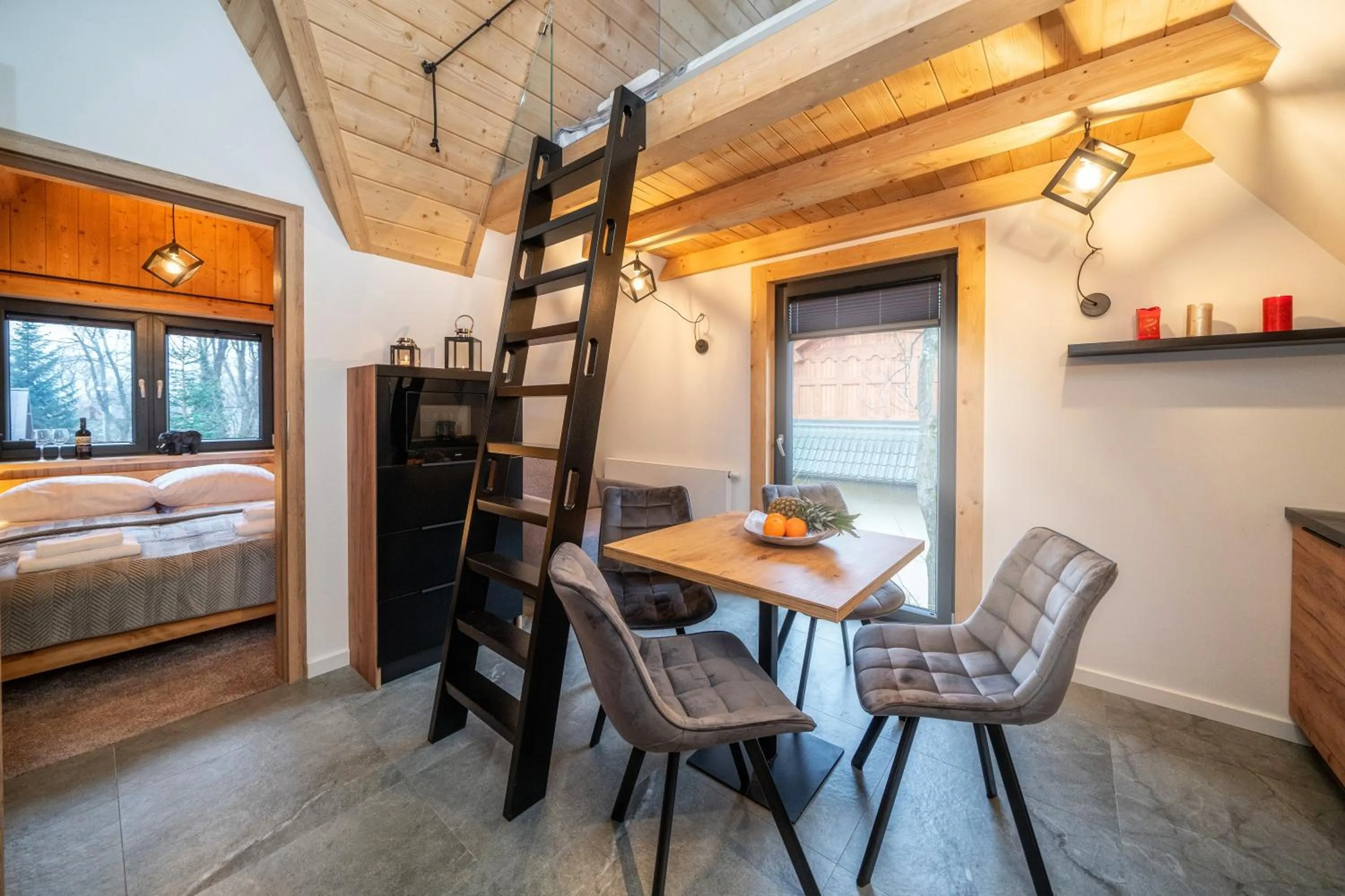 Living room, Bed in Tatrzańska Miejscówka - Apartamenty Centrum