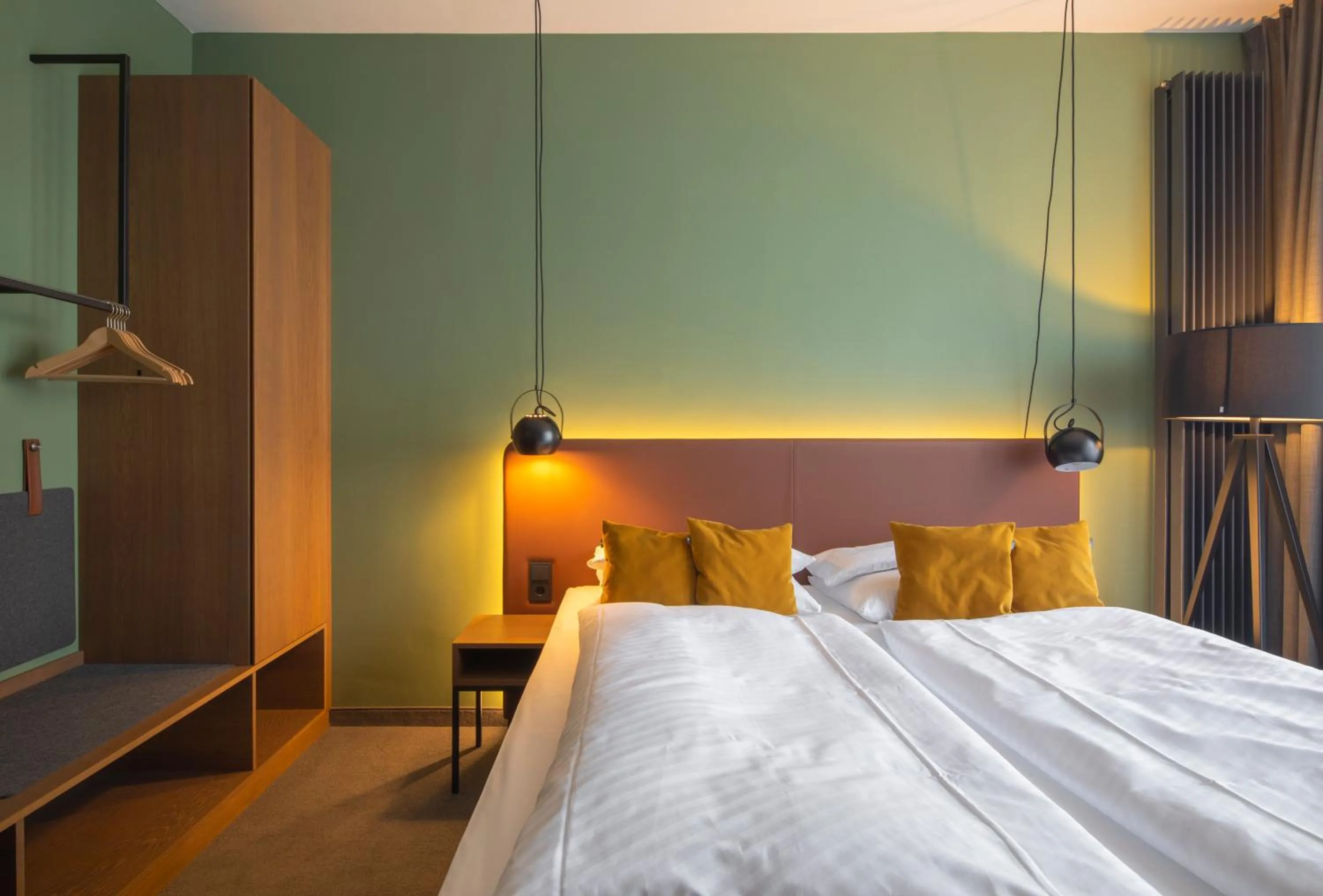 Decorative detail, Bed in Domizil Tübingen