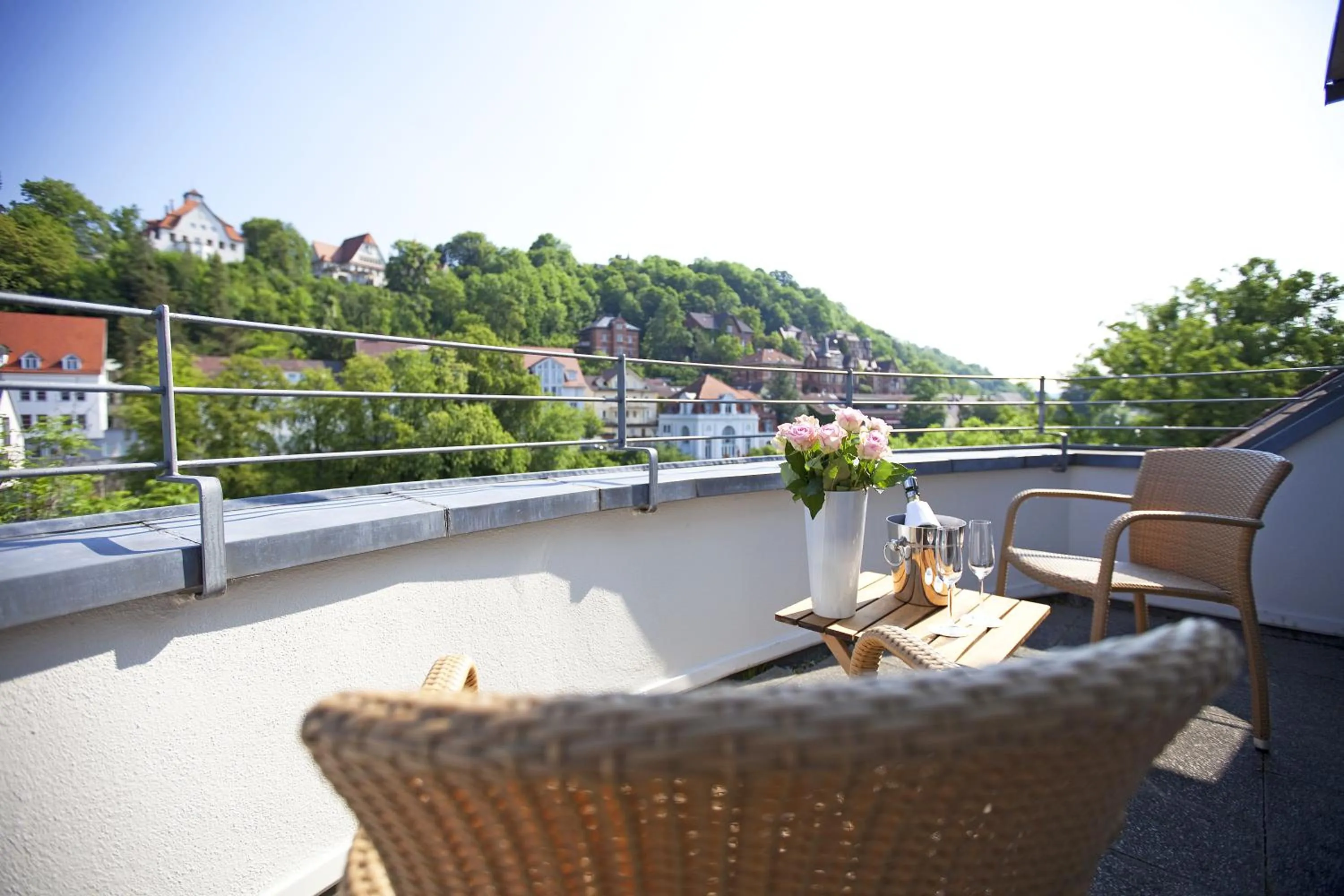 Balcony/Terrace in Domizil Tübingen